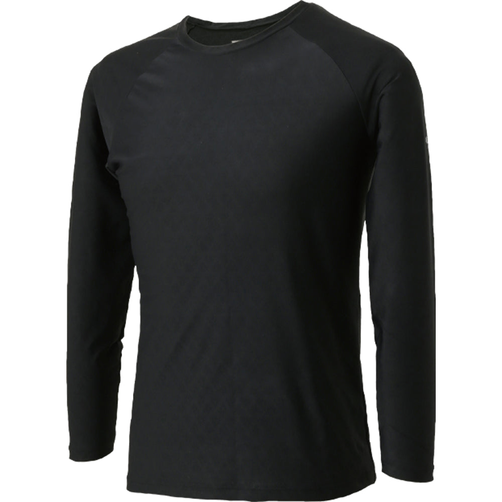 【冷却インナーシャツ】 EXFROZEN クールな着心地! 長袖クルーネック EF1600