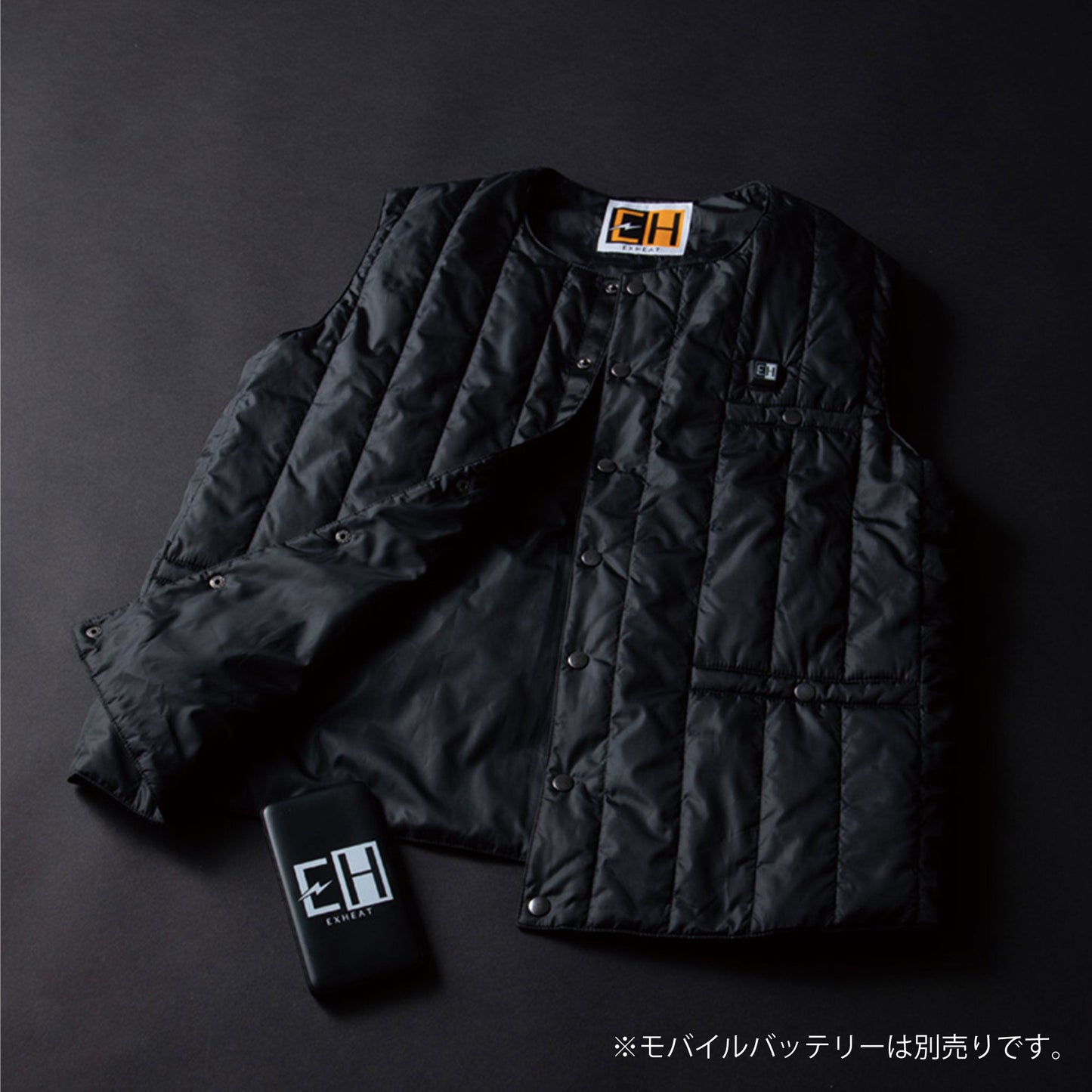 EXHEAT すぐ着られるセット EH32290 RD9241  カーボンヒートベスト