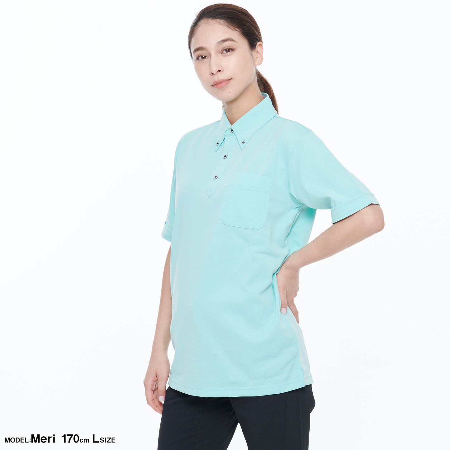 【汗ジミ防止半袖ポロシャツ】 サービス向けユニフォーム 汗を素早く吸収&速乾で汗ジミ知らずの爽やかポロシャツ Jack&Betty 【JB55170】