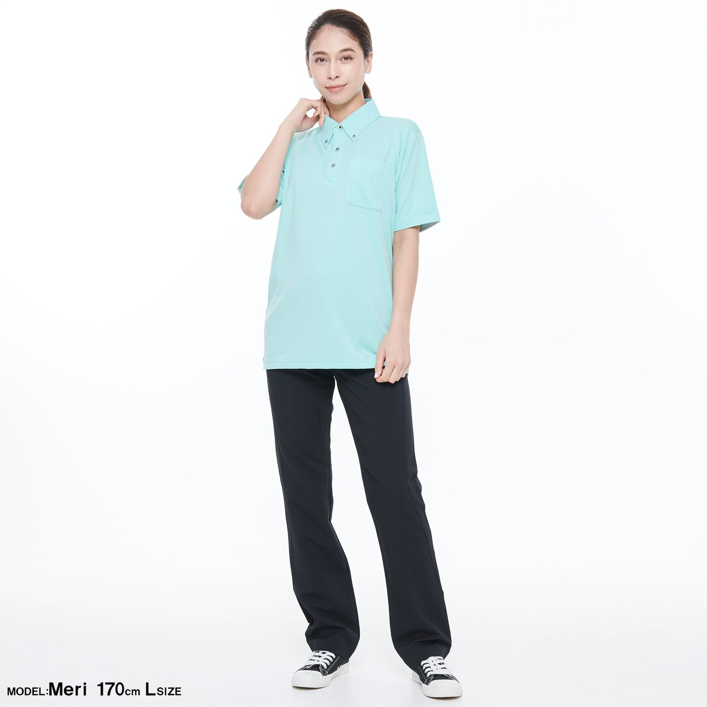 【汗ジミ防止半袖ポロシャツ】 サービス向けユニフォーム 汗を素早く吸収&速乾で汗ジミ知らずの爽やかポロシャツ Jack&Betty 【JB55170】