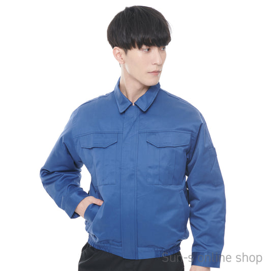 【長袖ワークブルゾン】 空調風神服 丈夫な厚地生地ブルゾン KF90600