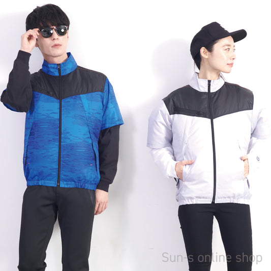 【在庫限り】 サンエス 空調風神服 ロープライス品 スポーティー&アウトドアデザイン 【半袖ブルゾン】 KF92160