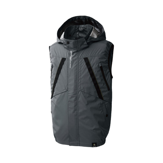 サンエス 空調風神服® ベストタイプ UVカット 紫外線カット 遮熱 【チタン加工ベスト】 KF92432