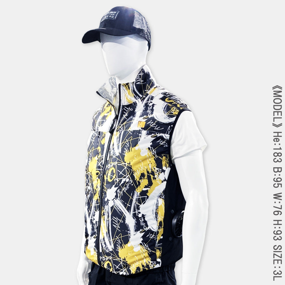 サンエス LOUDMOUTH×空調風神服® コラボウェア ベスト KF92582