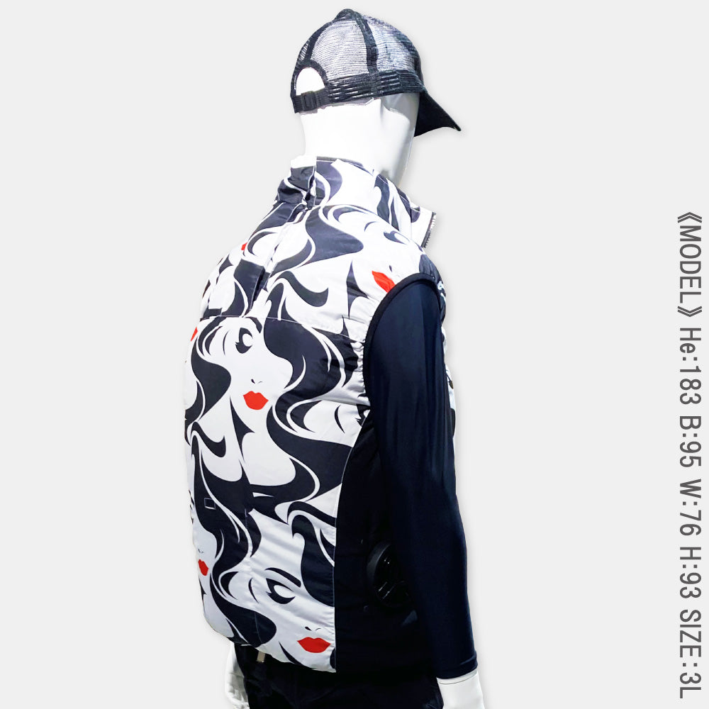 サンエス LOUDMOUTH×空調風神服® コラボウェア ベスト KF92582