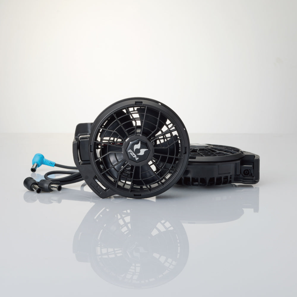 空調風神服🄬 JapanLabel 24V仕様 ファン・ケーブルセット メーカー保証付き RD9610PH RD9620PH 【ななめタイプ/フラットタイプ ファンセット】