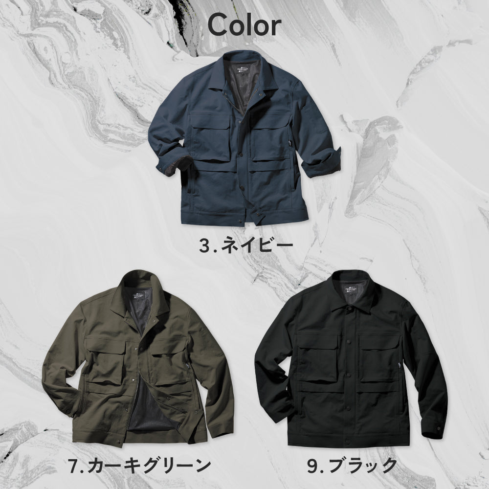 【長袖ブルゾン】 REACTOR 仕事中もプライベートもこの一着で RE22511