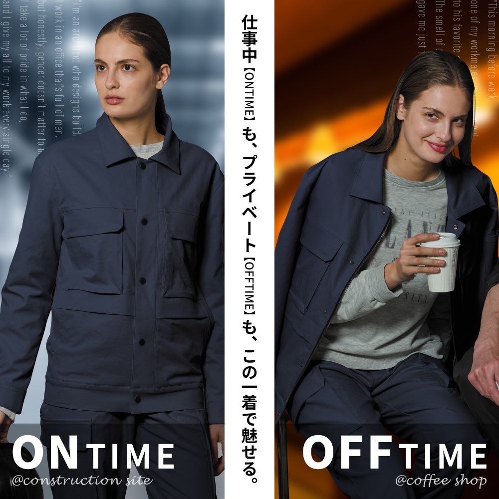 【長袖ブルゾン】 REACTOR 仕事中もプライベートもこの一着で RE22511