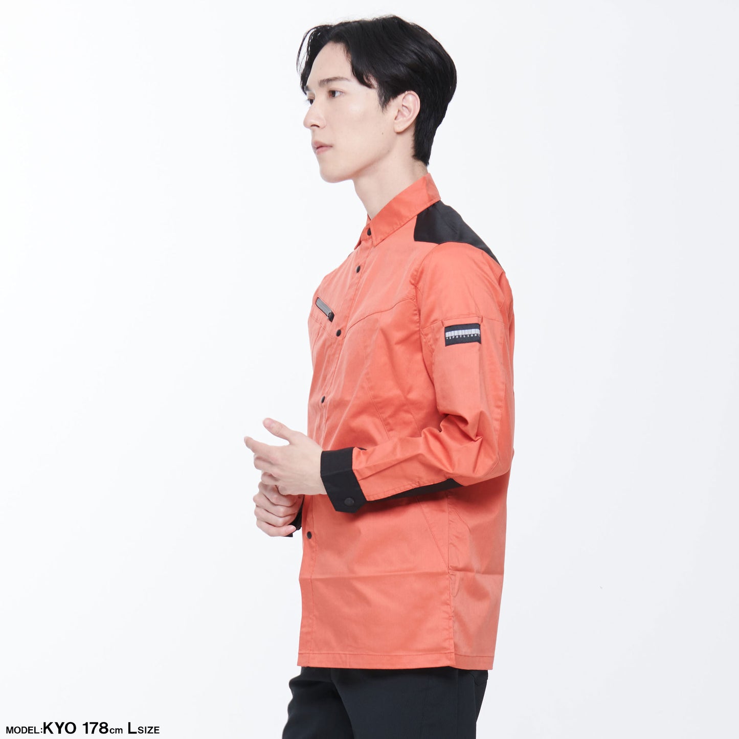 サンエス 作業服 SPOTLIGHT ワーク×アウトドアのハイブリッドアイテム 劣化しにくいハイストレッチ素材 【長袖シャツ】 SPT12109