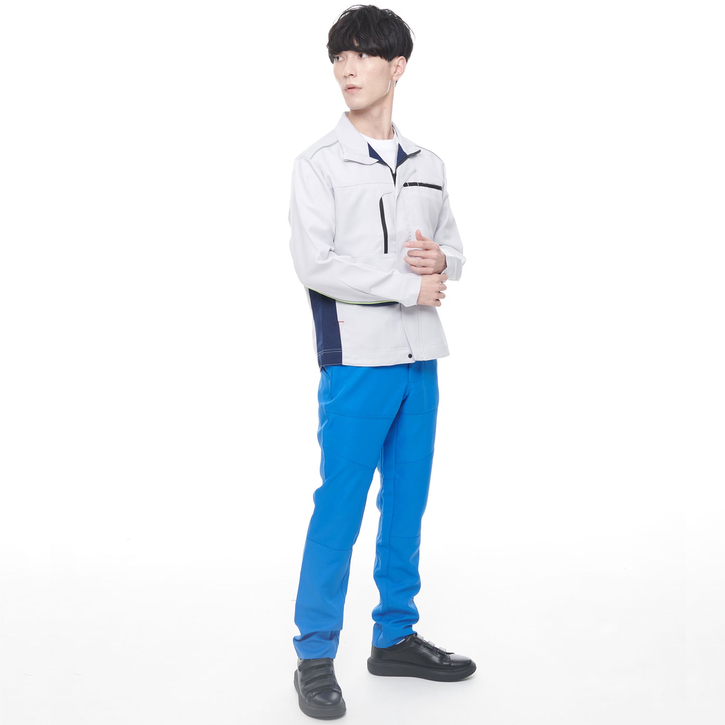 サンエス 作業服 ワーキングウェア フレキシブルパンツ 高ストレッチのセーフティユニフォーム 【ノータックパンツ】WA21931シリーズ WA21934