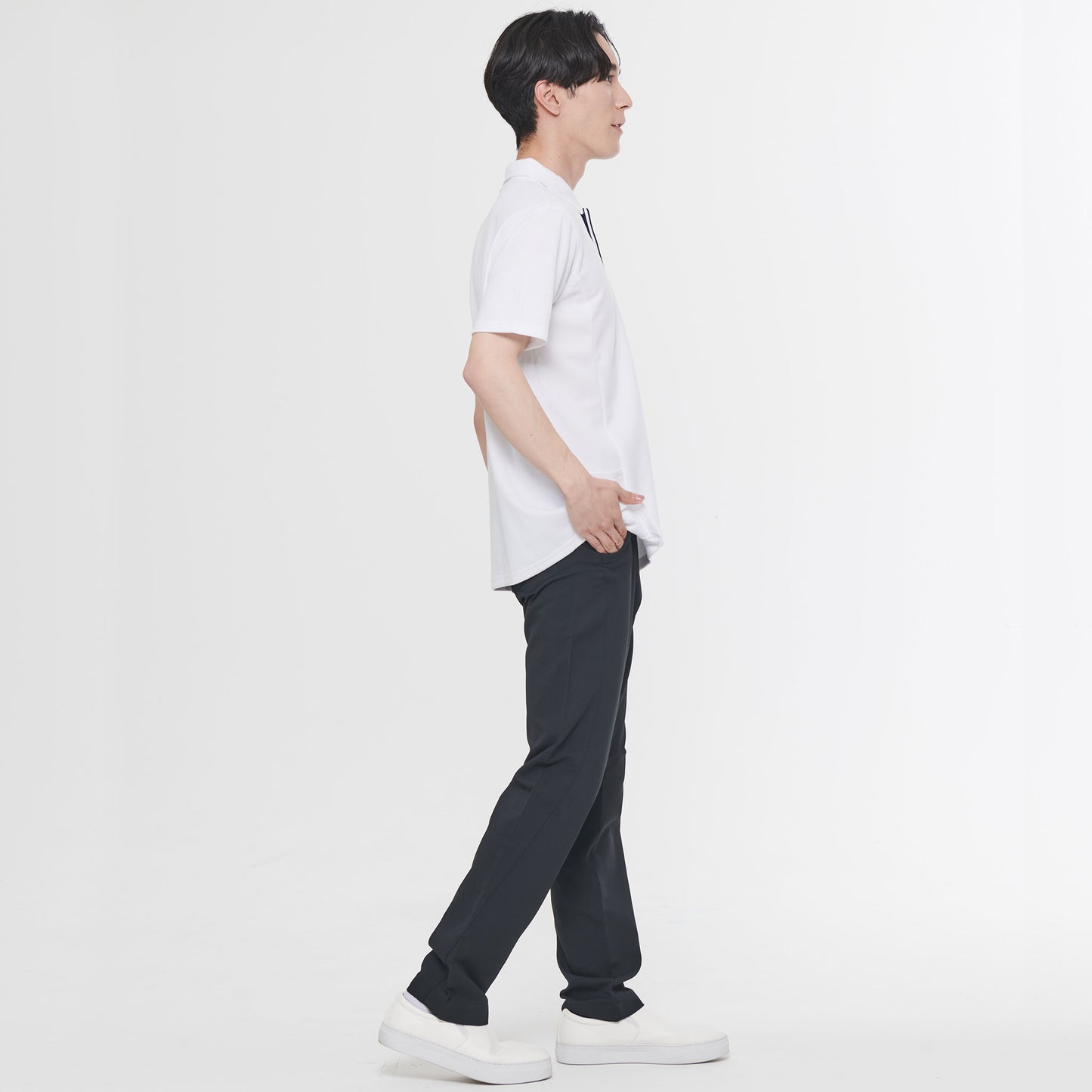 【男女兼用半袖ポロシャツ】 サービス業向けユニフォーム 着心地抜群の裏綿素材  【JB51200】