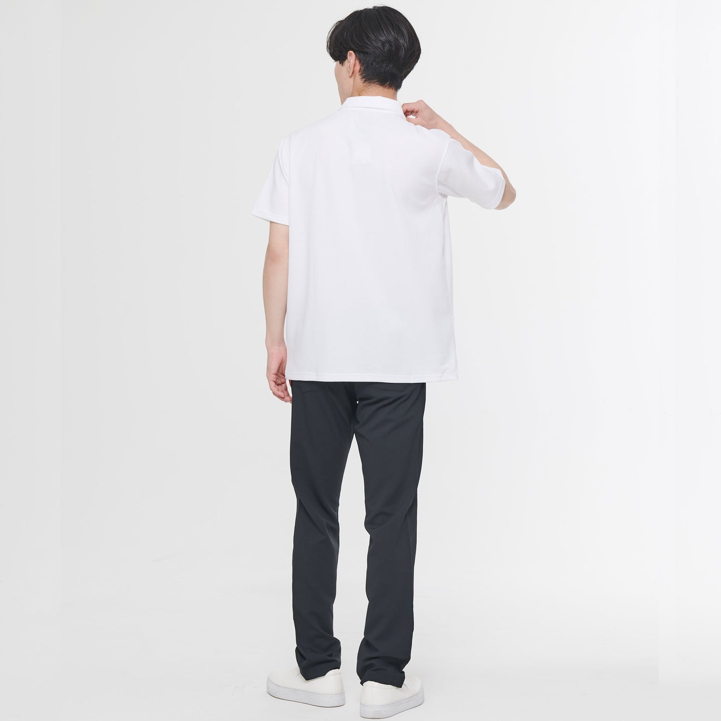 【男女兼用半袖ポロシャツ】 サービス業向けユニフォーム 着心地抜群の裏綿素材  【JB51200】