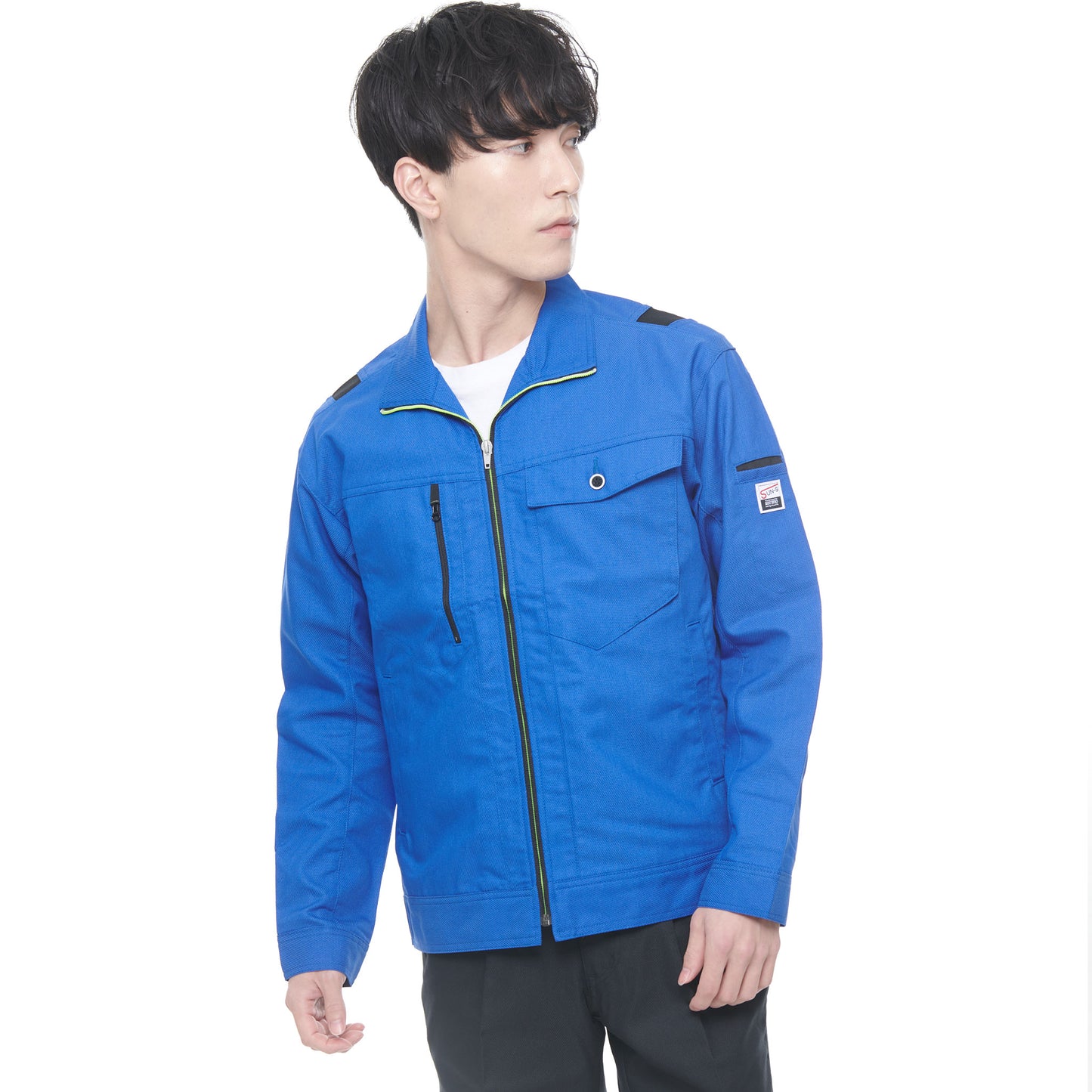 サンエス 作業服 ワーキングウェア 実用新案取得 フレキシブルメッシュ 高ストレッチ快適素材 【長袖ブルゾン】WA21811シリーズ WA21811