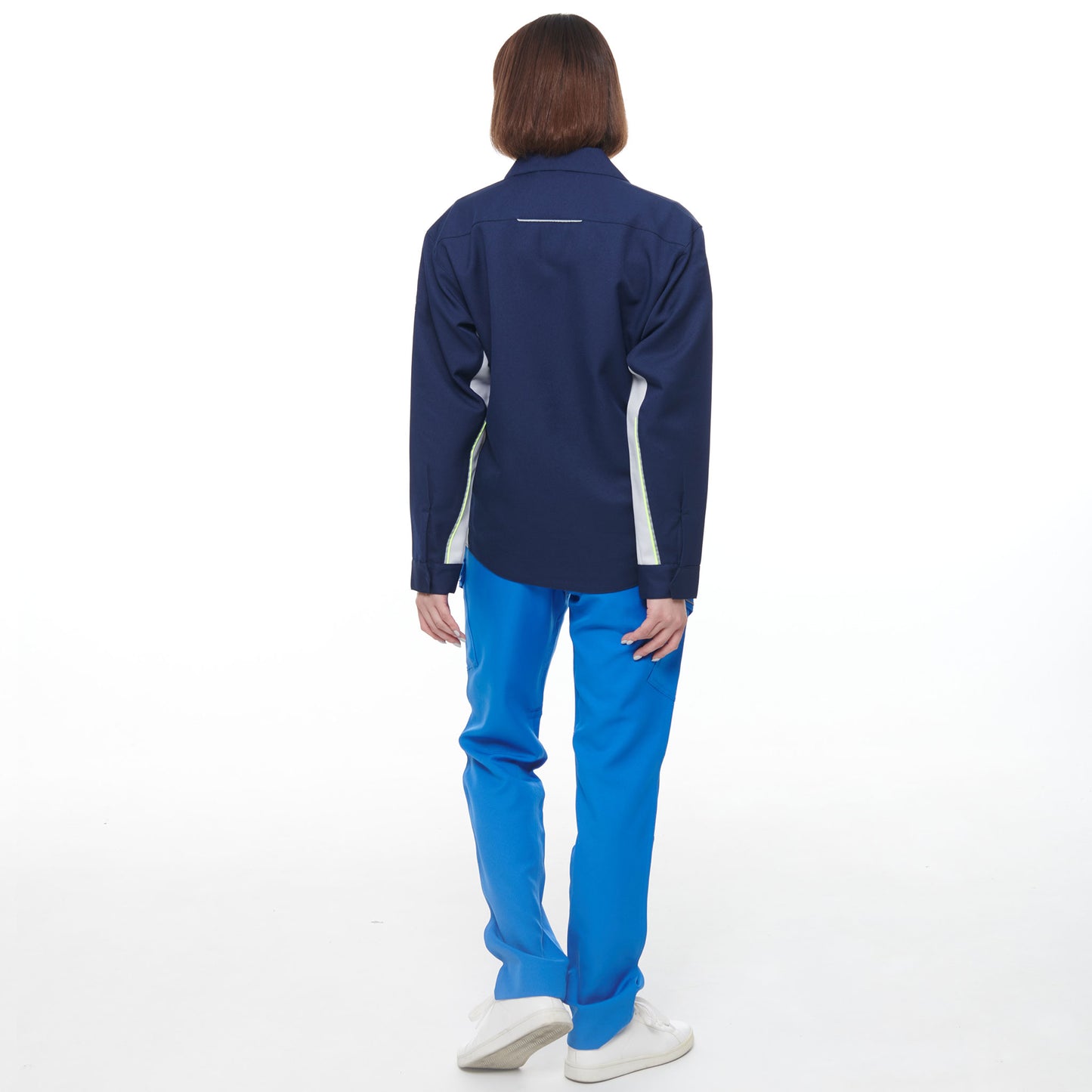 サンエス 作業服 ワーキングウェア 伸縮性抜群 反射パイピング付き セーフティーユニフォーム 【ノータックカーゴパンツ】WA21931シリーズ WA21935