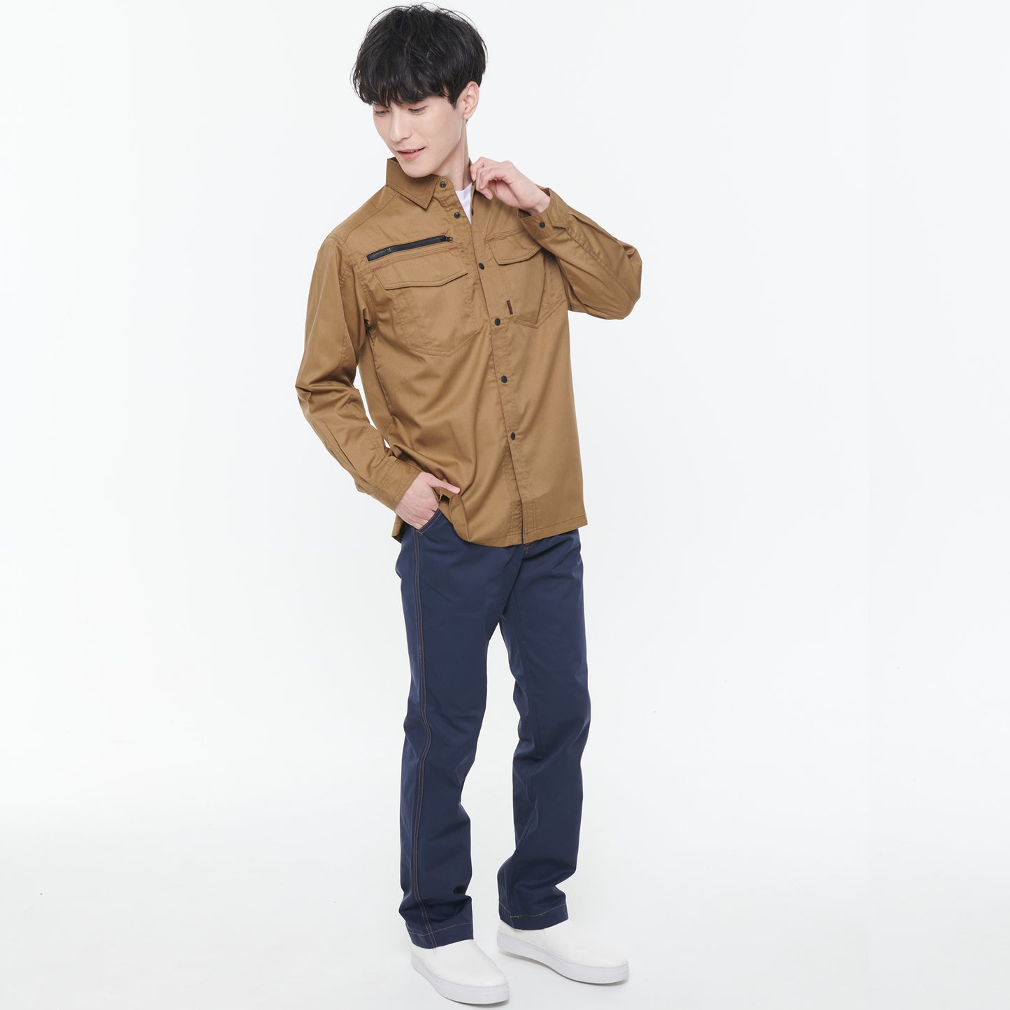 サンエス 作業服 ワーキングウェア ハードワーク対応 消臭テープ付き多機能ウェア 【ノータックパンツ】WA21711シリーズ WA21714