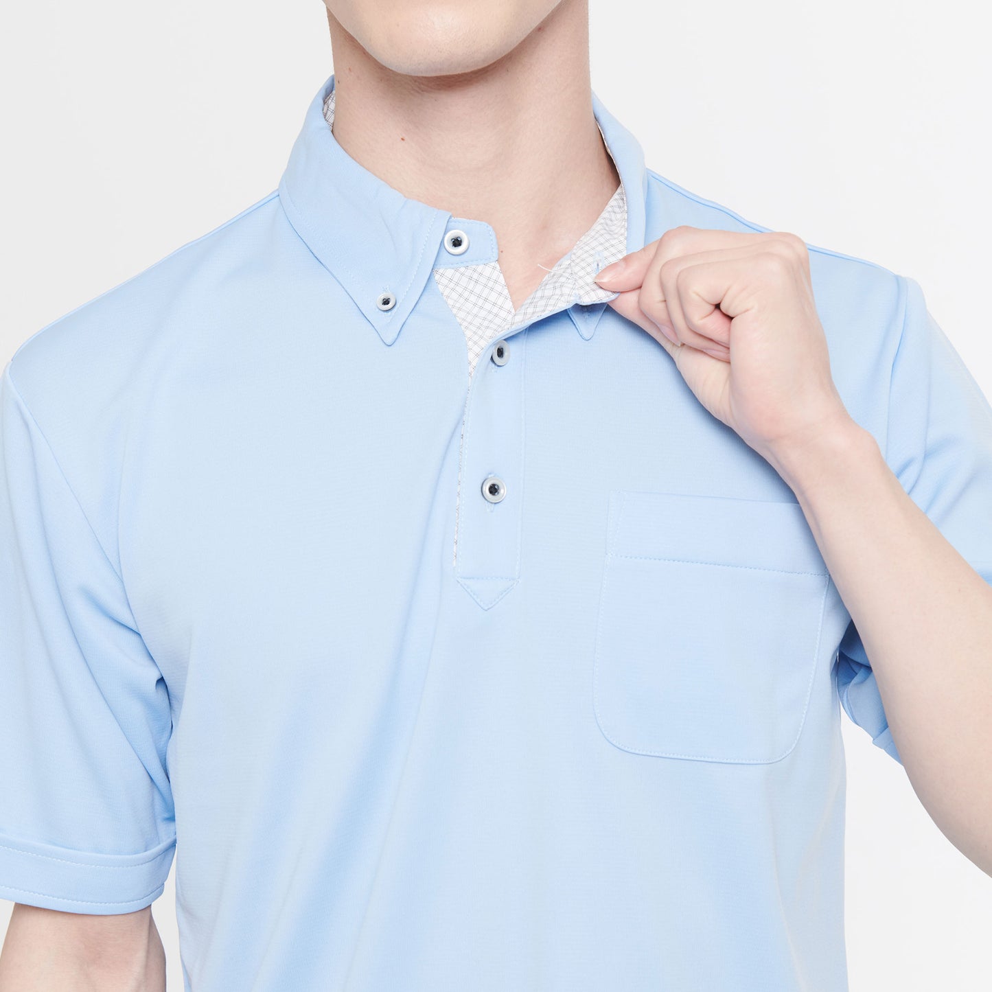 【汗ジミ防止半袖ポロシャツ】 サービス向けユニフォーム 汗を素早く吸収&速乾で汗ジミ知らずの爽やかポロシャツ Jack&Betty 【JB55170】