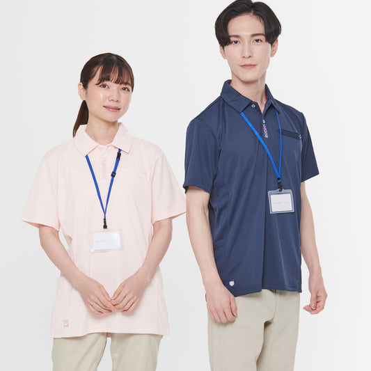 【男女兼用ポロシャツ】 サービス業向けユニフォーム 吸汗 速乾 スケ防止素材 【JB51300】