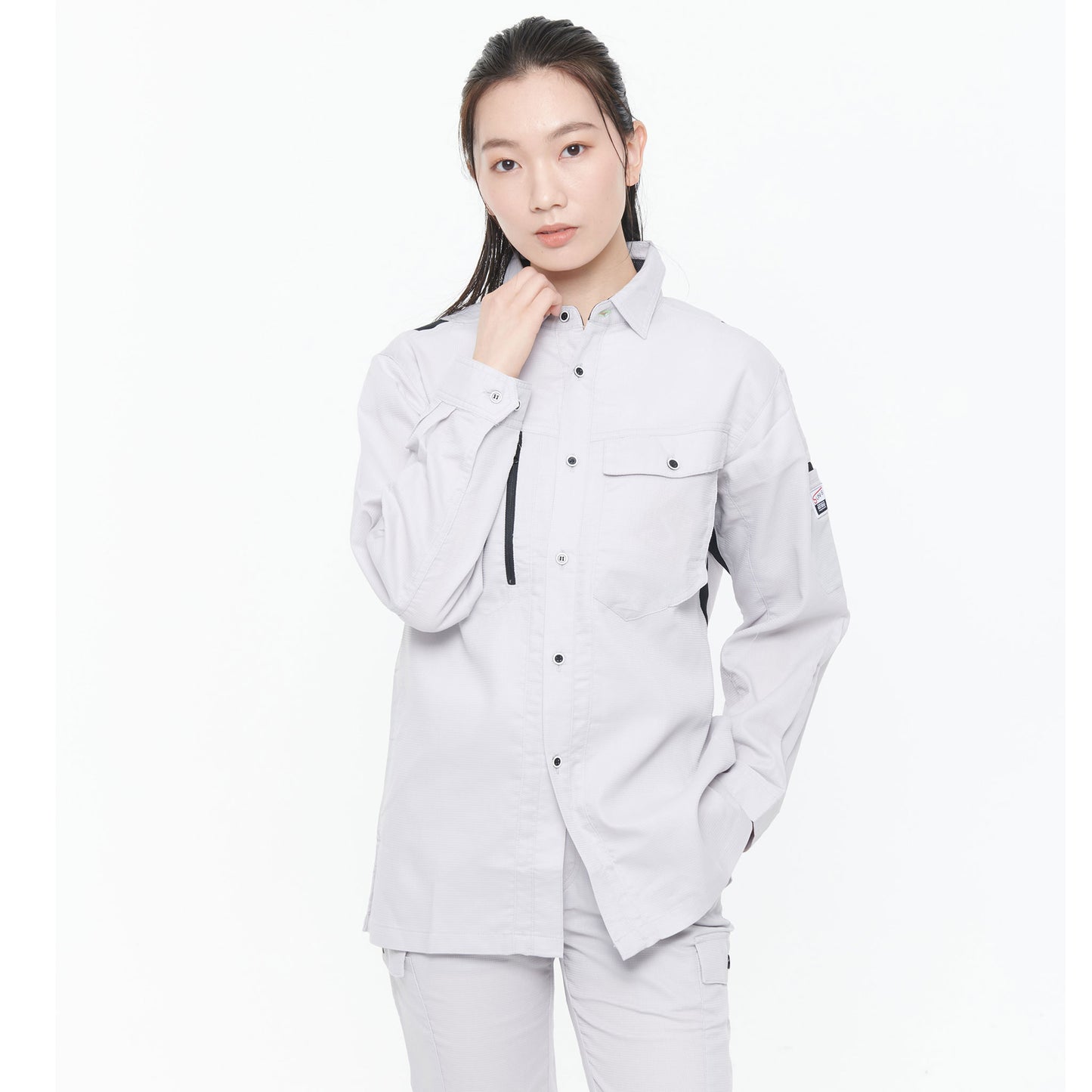 サンエス 作業服 ワーキングウェア 実用新案取得 通気性抜群 ストレスフリーのメッシュ素材 【長袖シャツ】WA11811シリーズ WA11819