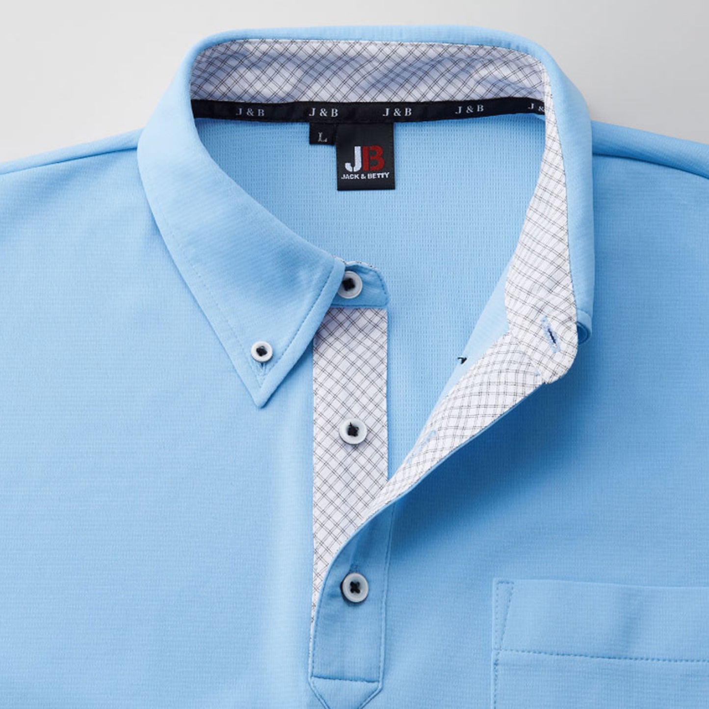 【汗ジミ防止半袖ポロシャツ】 サービス向けユニフォーム 汗を素早く吸収&速乾で汗ジミ知らずの爽やかポロシャツ Jack&Betty 【JB55170】