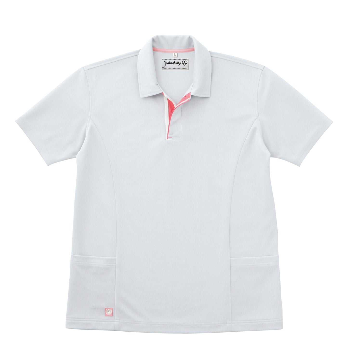 【男女兼用半袖ポロシャツ】 サービス業向けユニフォーム 着心地抜群の裏綿素材  【JB51200】