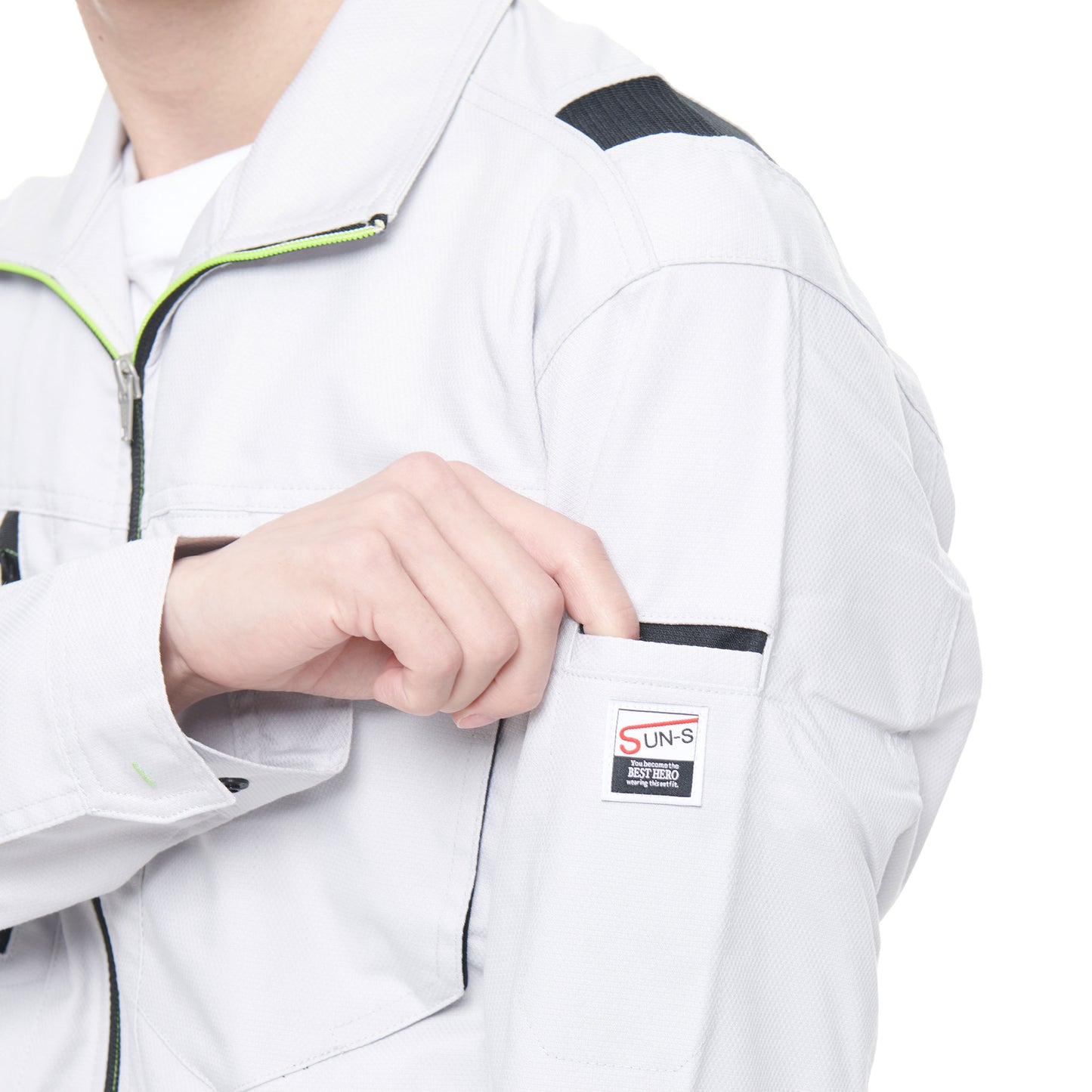 サンエス 作業服 ワーキングウェア 実用新案取得 フレキシブルメッシュ 高ストレッチ快適素材 【長袖ブルゾン】WA21811シリーズ WA21811