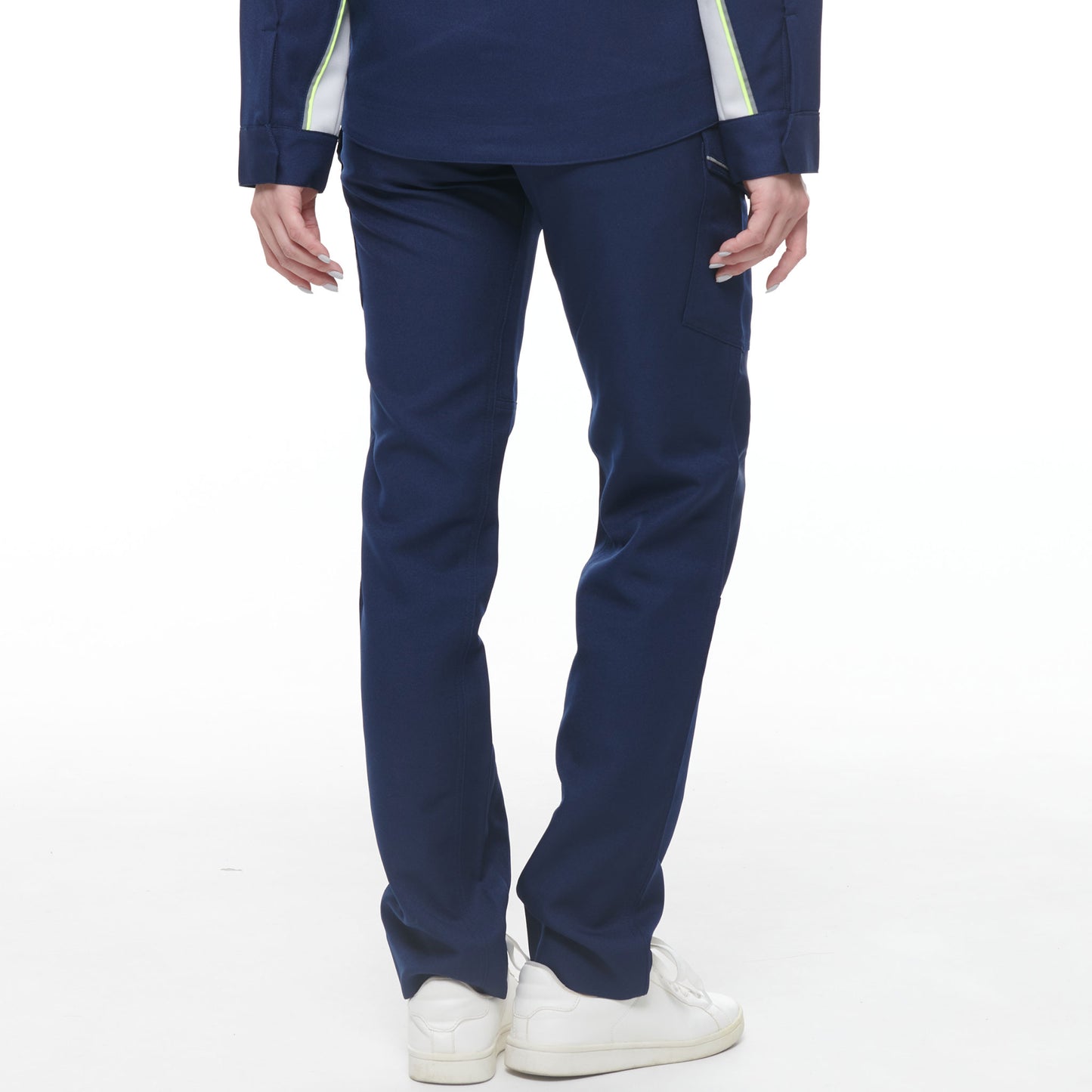 サンエス 作業服 ワーキングウェア 伸縮性抜群 反射パイピング付き セーフティーユニフォーム 【ノータックカーゴパンツ】WA21931シリーズ WA21935