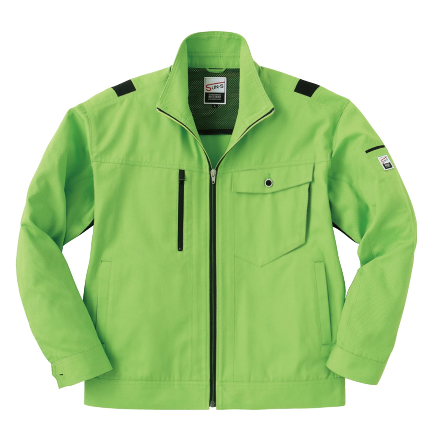 サンエス 作業服 ワーキングウェア 実用新案取得 フレキシブルメッシュ 高ストレッチ快適素材 【長袖ブルゾン】WA21811シリーズ WA21811