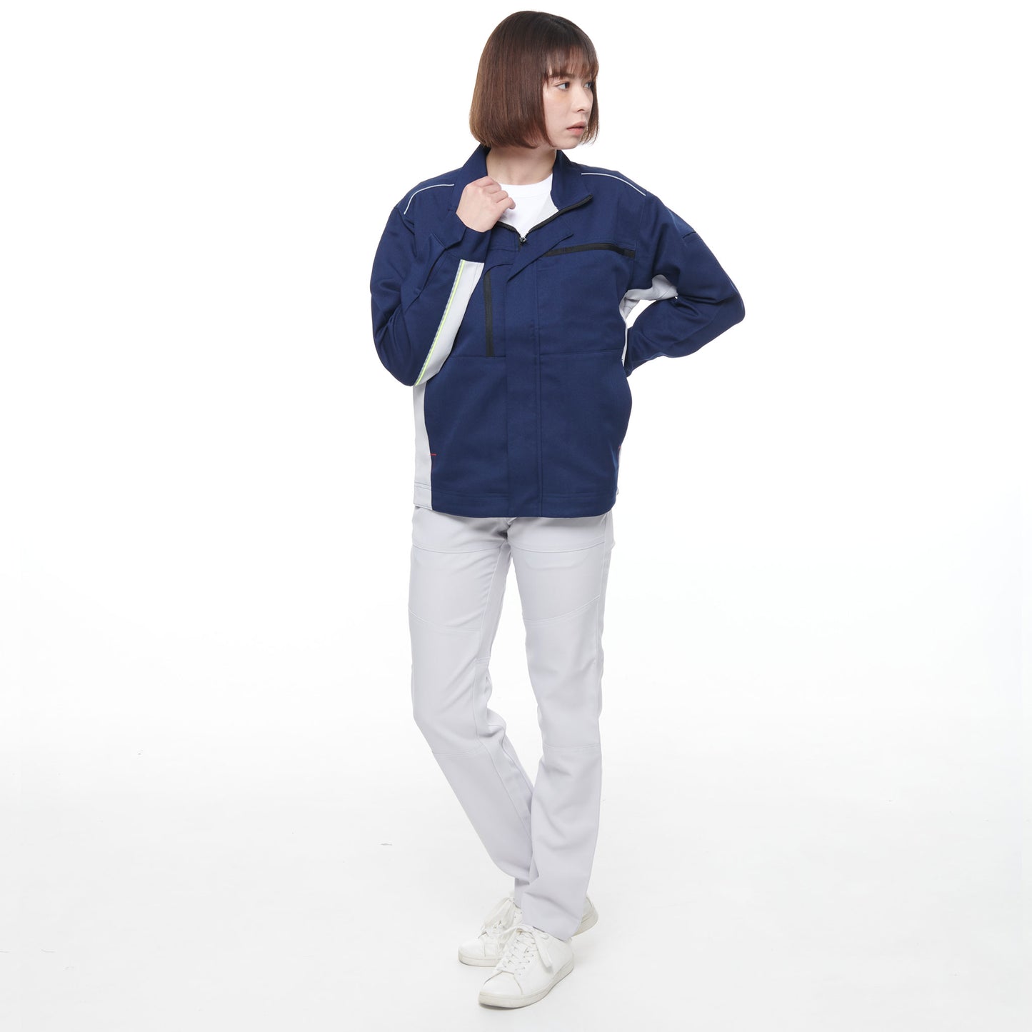 サンエス 作業服 ワーキングウェア フレキシブルパンツ 高ストレッチのセーフティユニフォーム 【ノータックパンツ】WA21931シリーズ WA21934