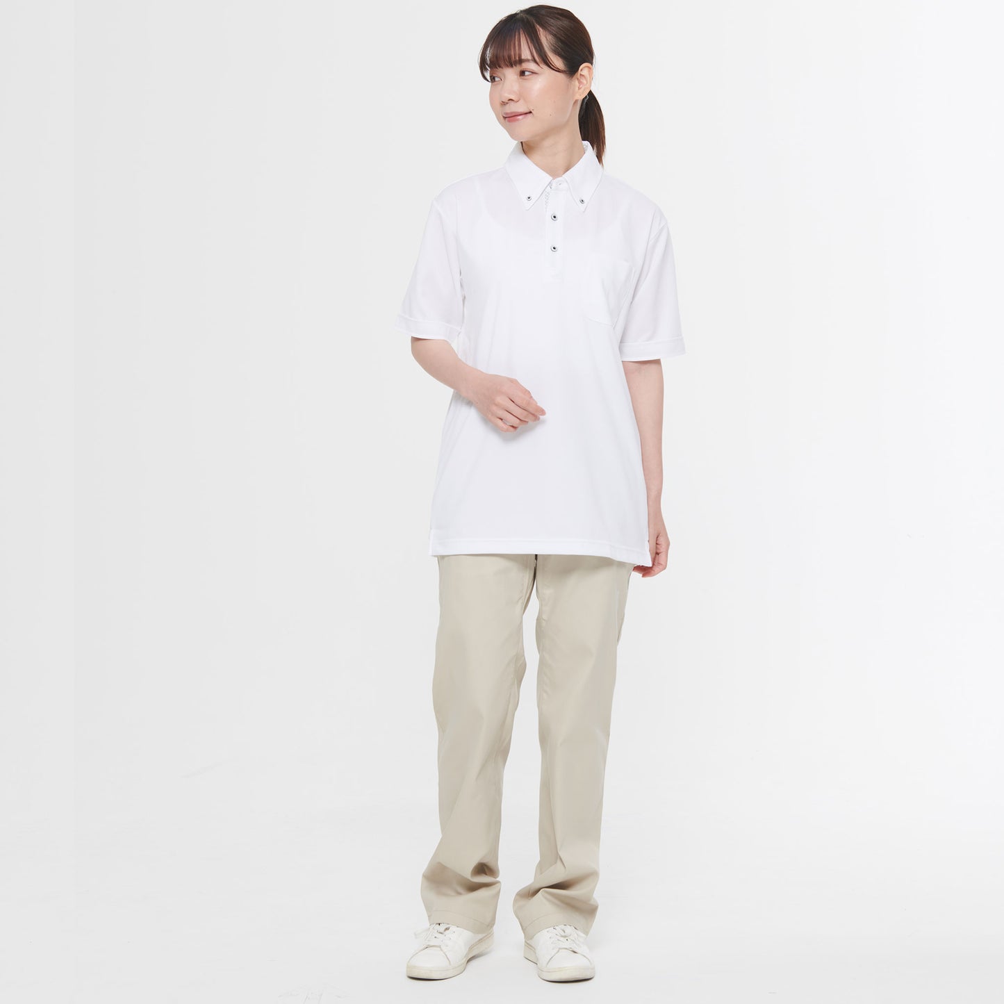 【汗ジミ防止半袖ポロシャツ】 サービス向けユニフォーム 汗を素早く吸収&速乾で汗ジミ知らずの爽やかポロシャツ Jack&Betty 【JB55170】