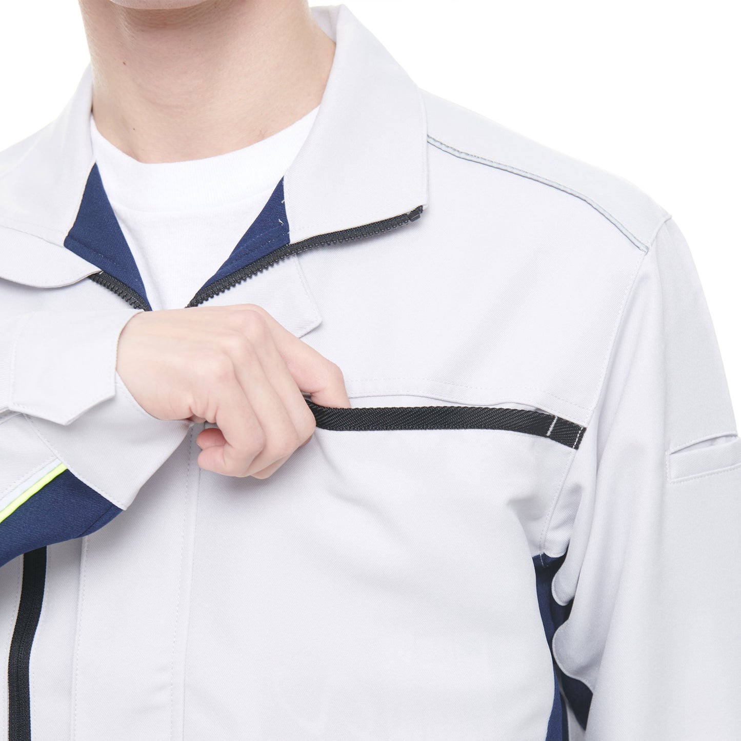 サンエス 作業服 ワーキングウェア 安心安全 反射パイピング付きセーフティーユニフォーム 【長袖ブルゾン】WA21931シリーズ WA21931