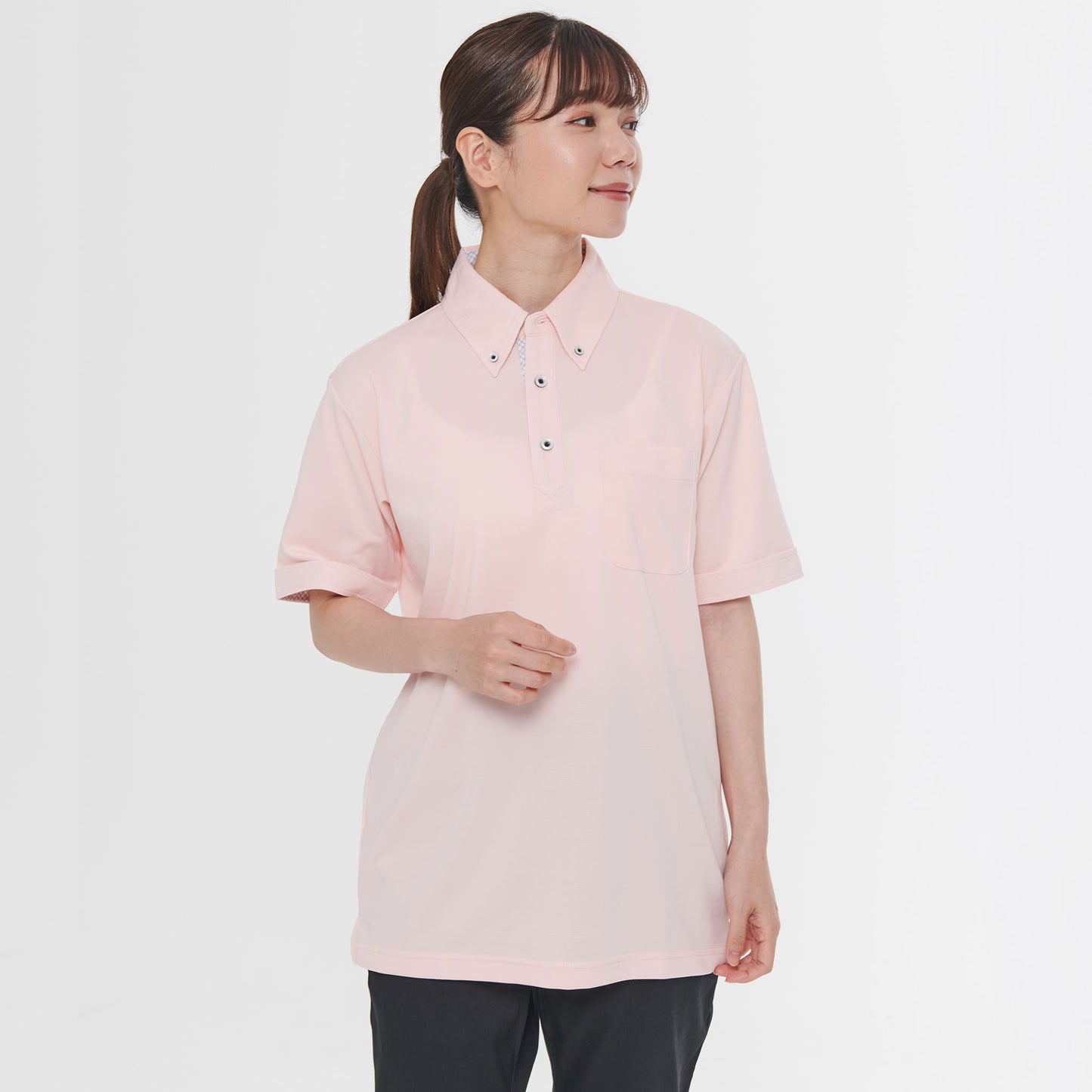 【汗ジミ防止半袖ポロシャツ】 サービス向けユニフォーム 汗を素早く吸収&速乾で汗ジミ知らずの爽やかポロシャツ Jack&Betty 【JB55170】