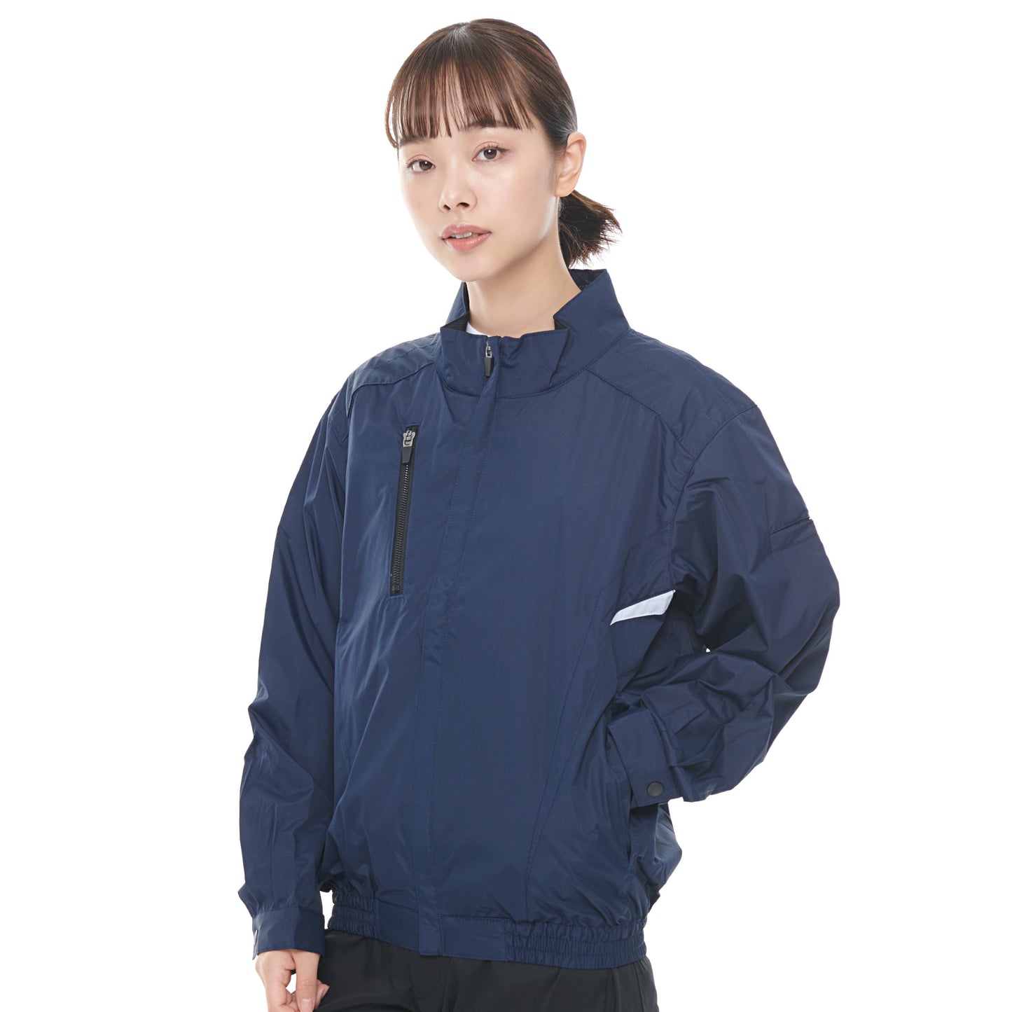 【チタン加工長袖ブルゾン】 空調風神服 裏チタン加工で赤外線・UVカット KF101