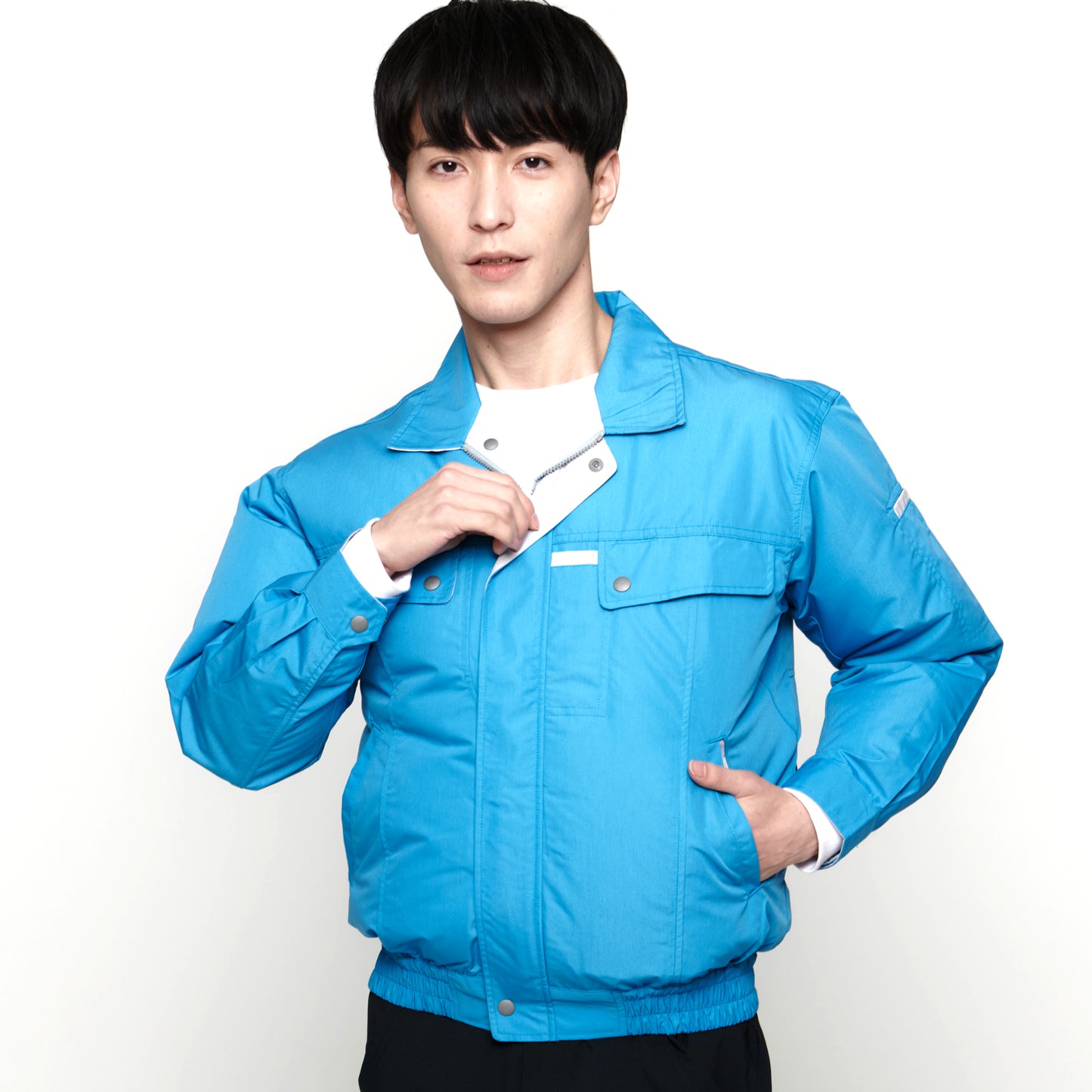 【長袖ブルゾン】 空調風神服 動きやすく爽やかなワークブルゾン KF90450