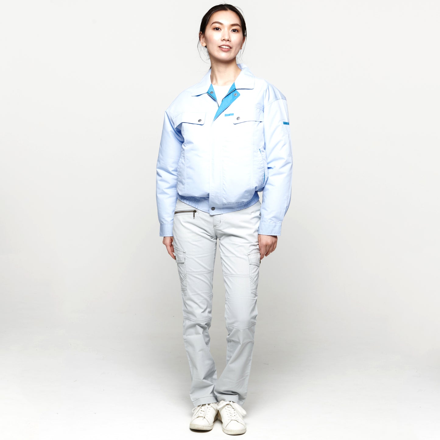 【長袖ブルゾン】 空調風神服 動きやすく爽やかなワークブルゾン KF90450