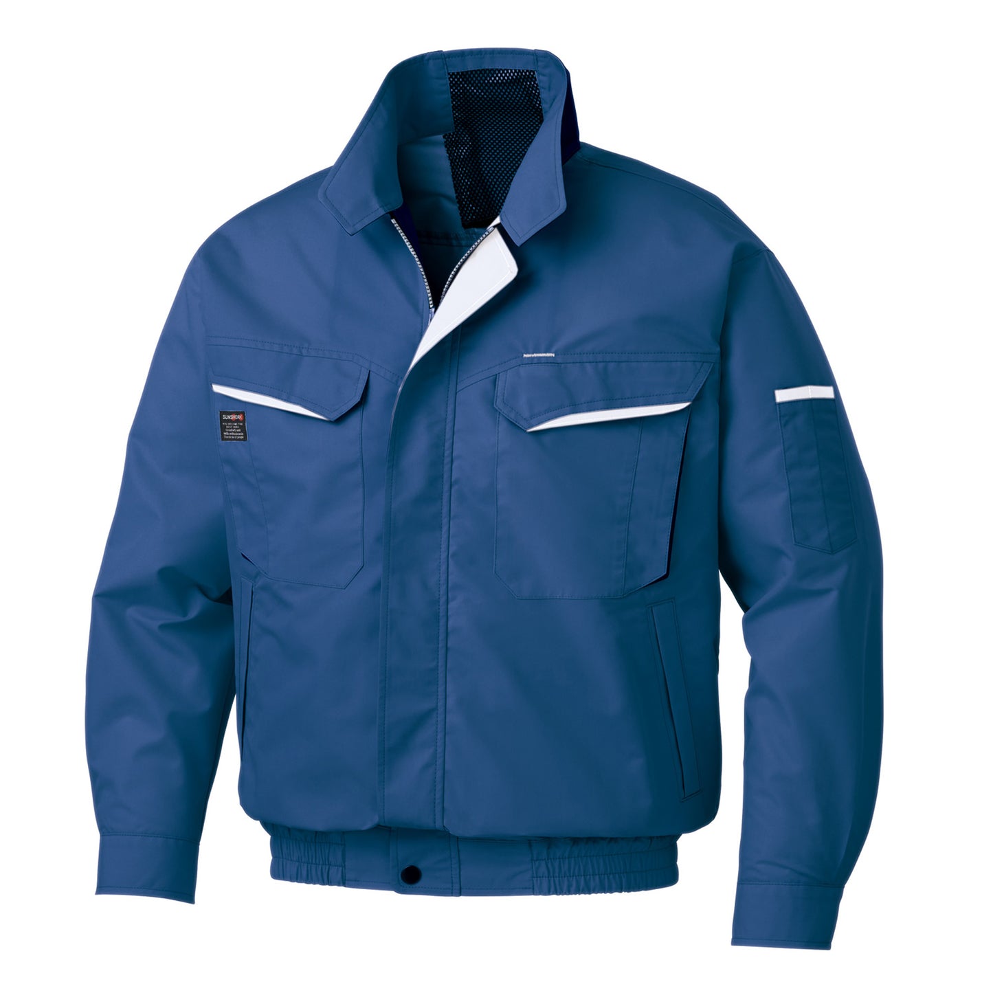 サンエス 空調風神服 脱落防止ネット付き 【ファンネット付長袖ブルゾン】 KF90470V