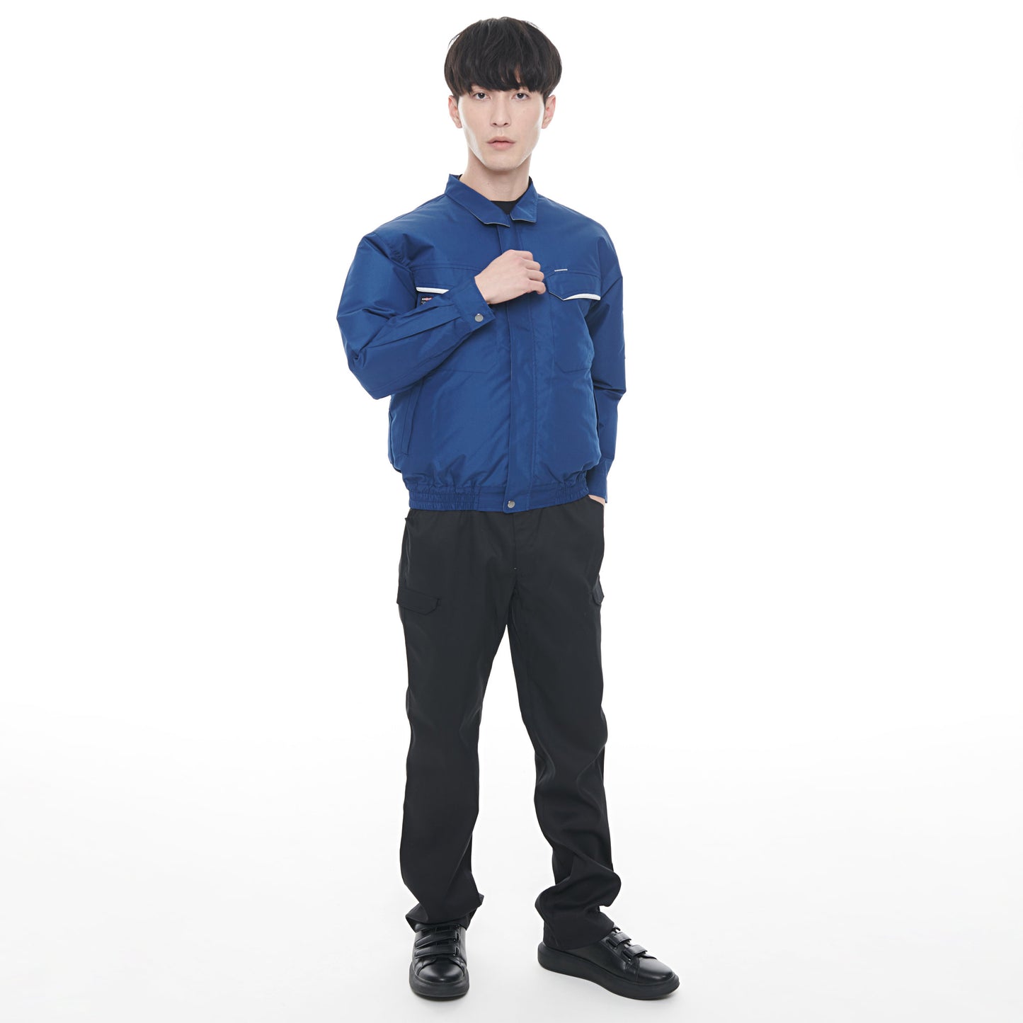 サンエス 空調風神服 脱落防止ネット付き 【ファンネット付長袖ブルゾン】 KF90470V