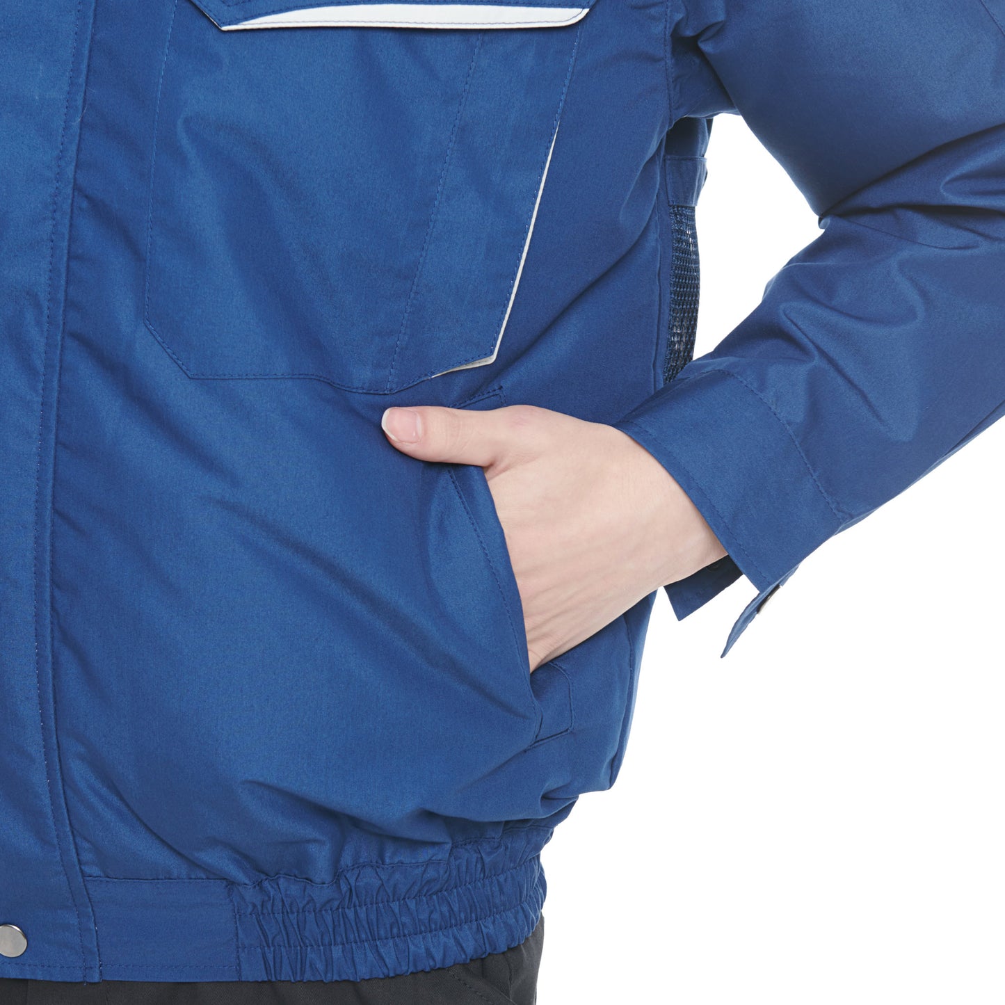 サンエス 空調風神服 脱落防止ネット付き 【ファンネット付長袖ブルゾン】 KF90470V