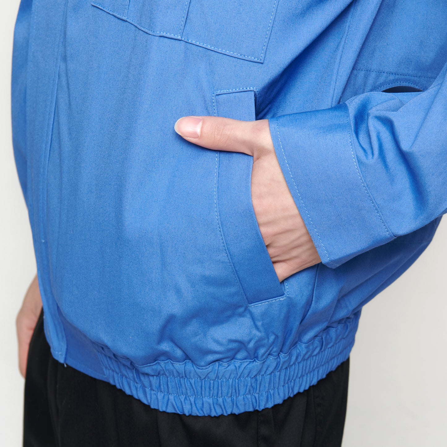 サンエス 空調風神服 熱にも暑さにも強い難燃性素材 【長袖ワークブルゾン】 KF90740