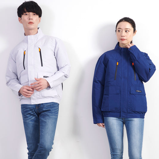 【長袖ブルゾン】 空調風神服 クールでモダンなデザインのワークカジュアルスタイル KF92191