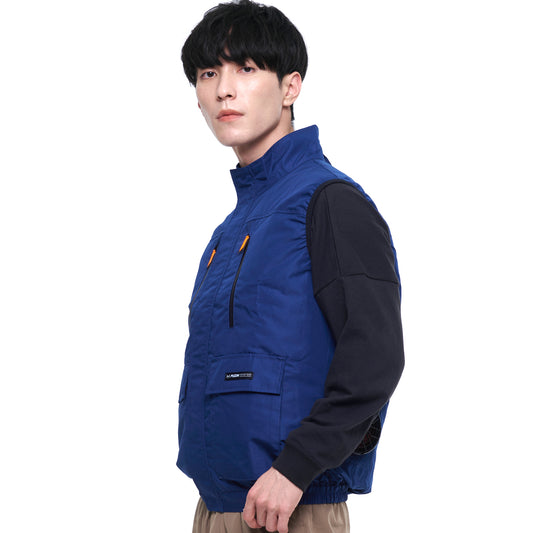 【ベスト】 空調風神服 クールでモダンなデザインのワークカジュアルスタイル KF92192