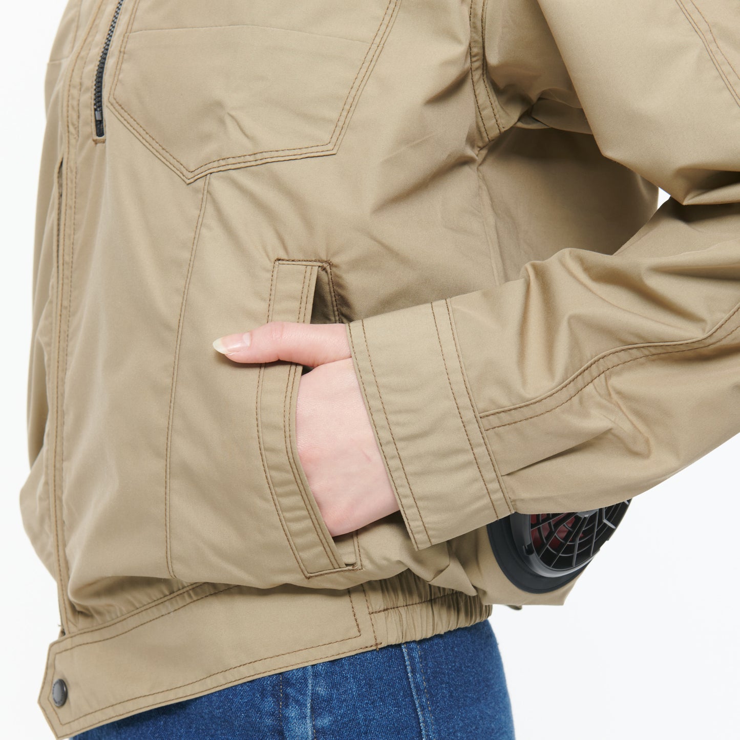 【長袖ブルゾン】 空調風神服 使いやすい色合いの高機能シリーズ KF95100