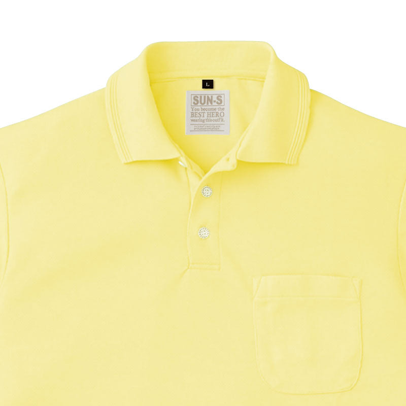 【エコ長袖ポロシャツ】 サービス向けユニフォーム 機能とカラーが豊富な高性能長袖ポロシャツ 【SA10061】