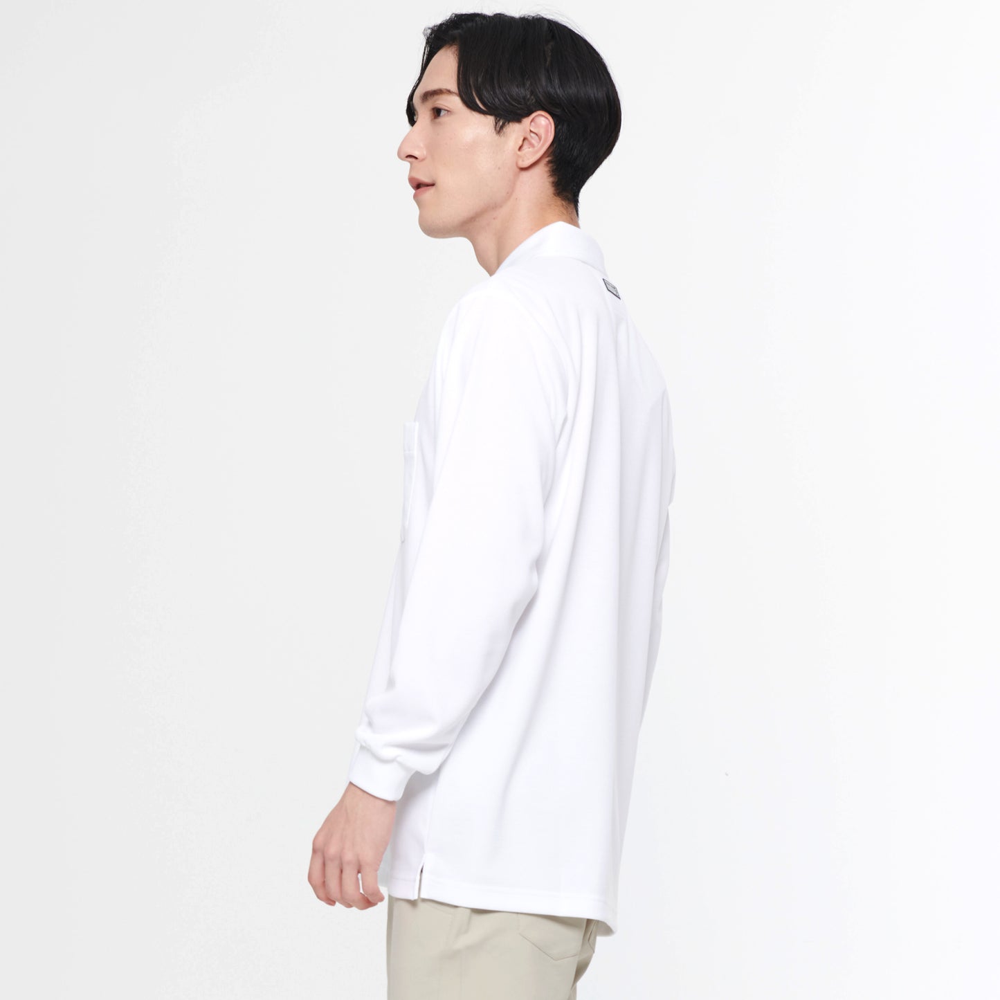 【エコ長袖ポロシャツ】 サービス向けユニフォーム 機能とカラーが豊富な高性能長袖ポロシャツ 【SA10061】