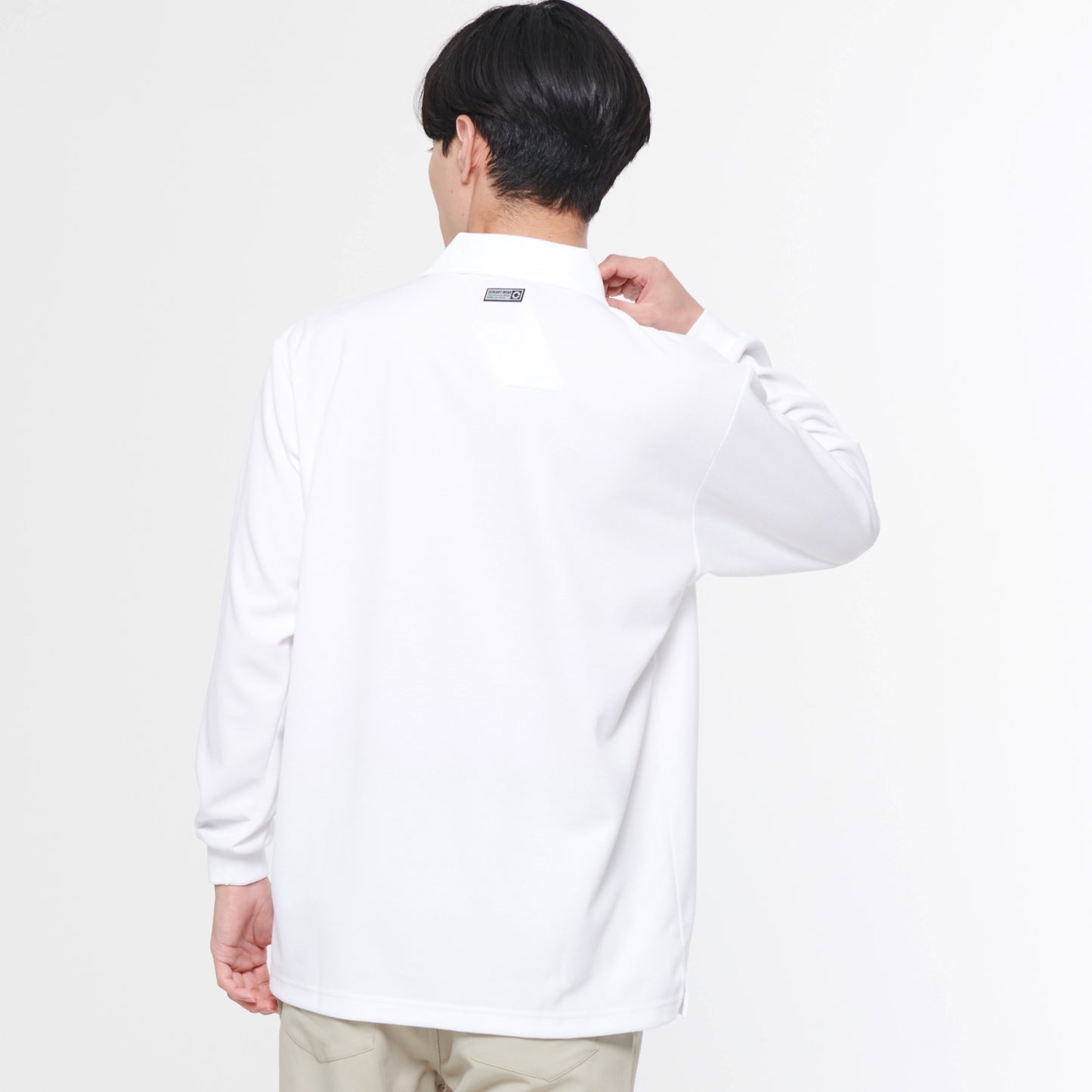 【エコ長袖ポロシャツ】 サービス向けユニフォーム 機能とカラーが豊富な高性能長袖ポロシャツ 【SA10061】