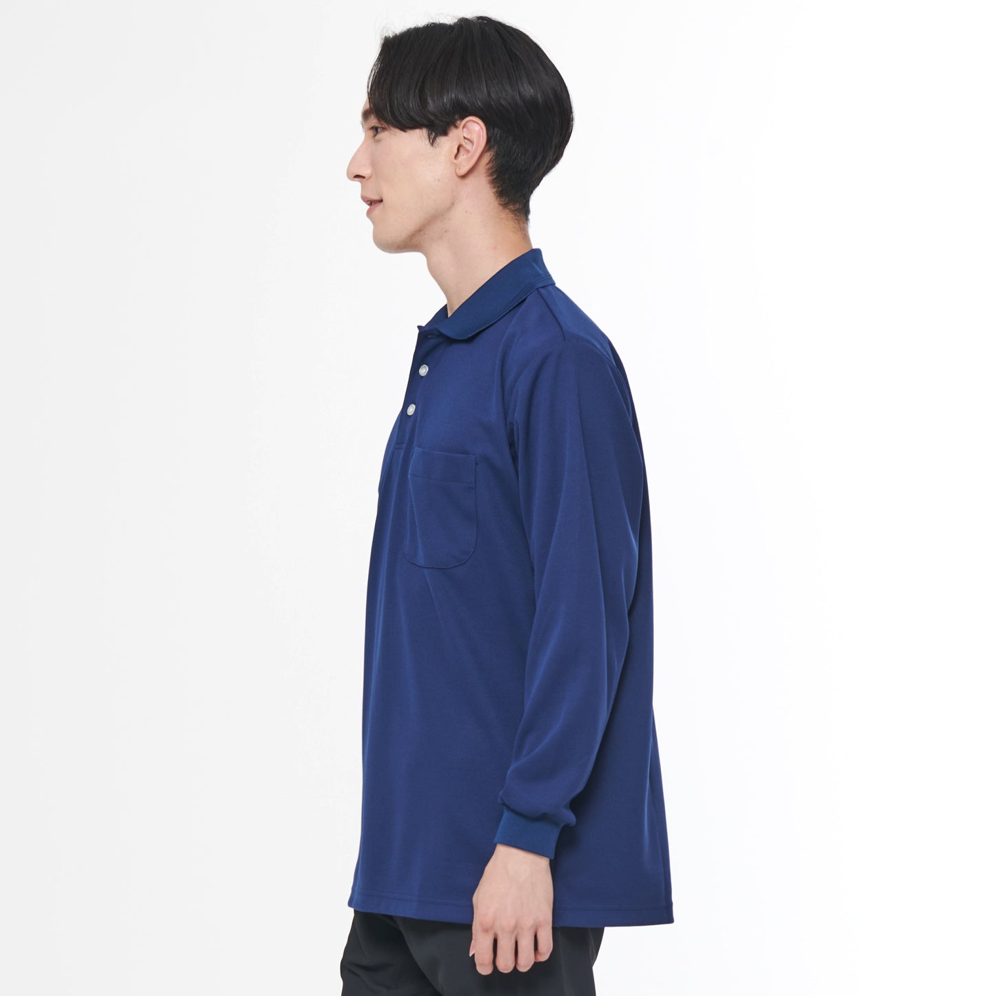 【エコ長袖ポロシャツ】 サービス向けユニフォーム 機能とカラーが豊富な高性能長袖ポロシャツ 【SA10061】