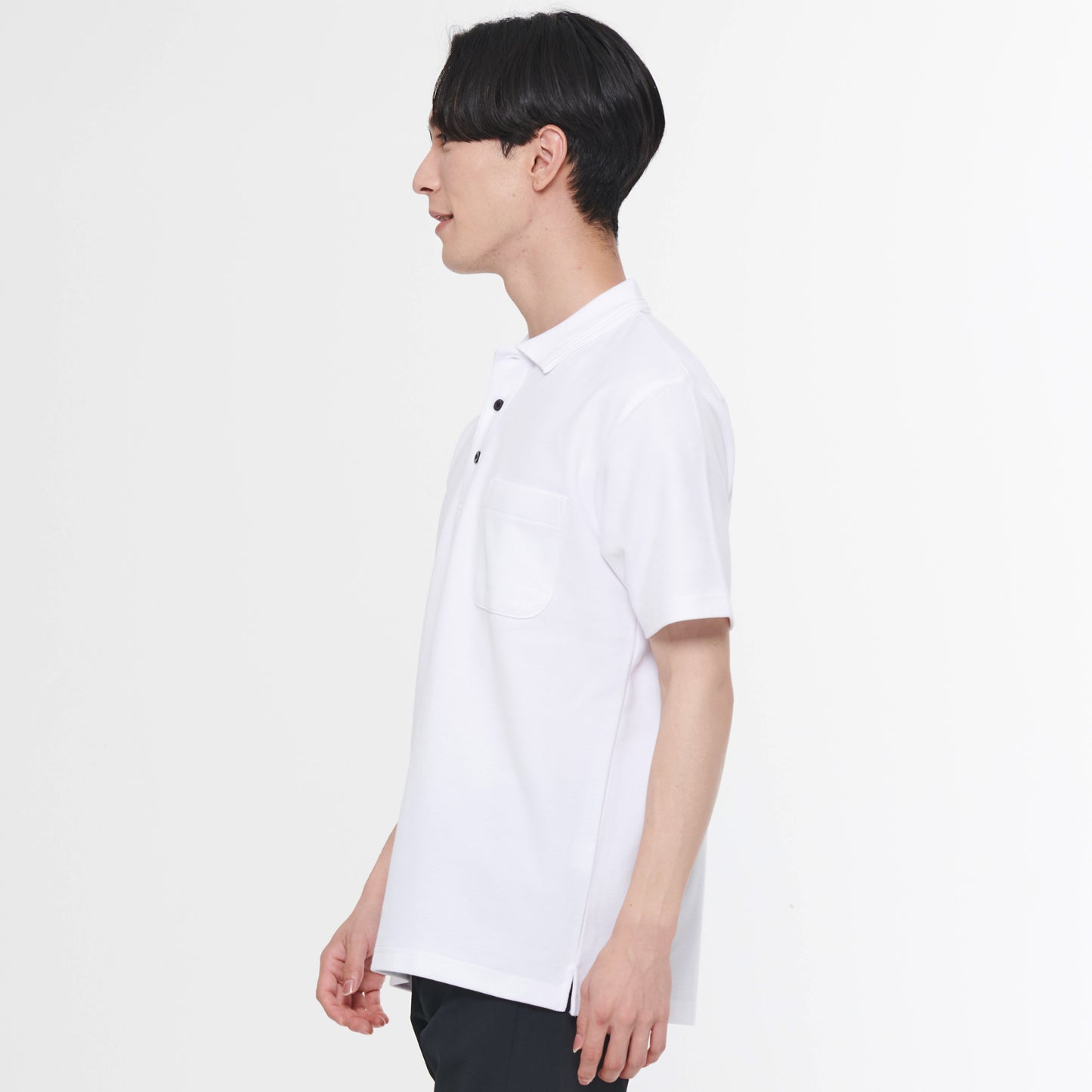 【半袖ポロシャツ】 サービス向けユニフォーム 綿混生地で肌触り抜群 ベーシックデザイン 【SA10070】