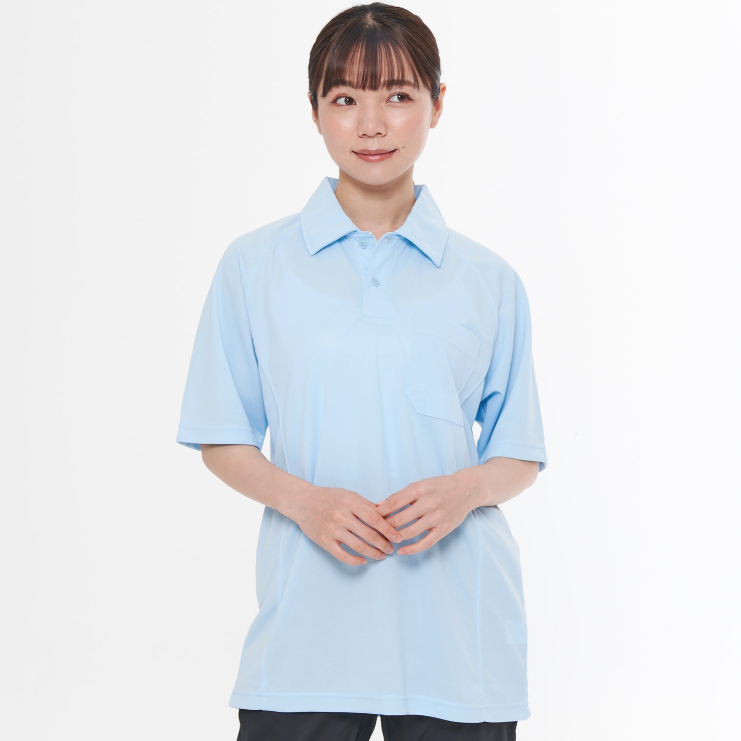 【半袖ポロシャツ】 サービス向けユニフォーム 動きやすいラグラン仕様 高ストレッチでワーカーに最適 【SA10100】