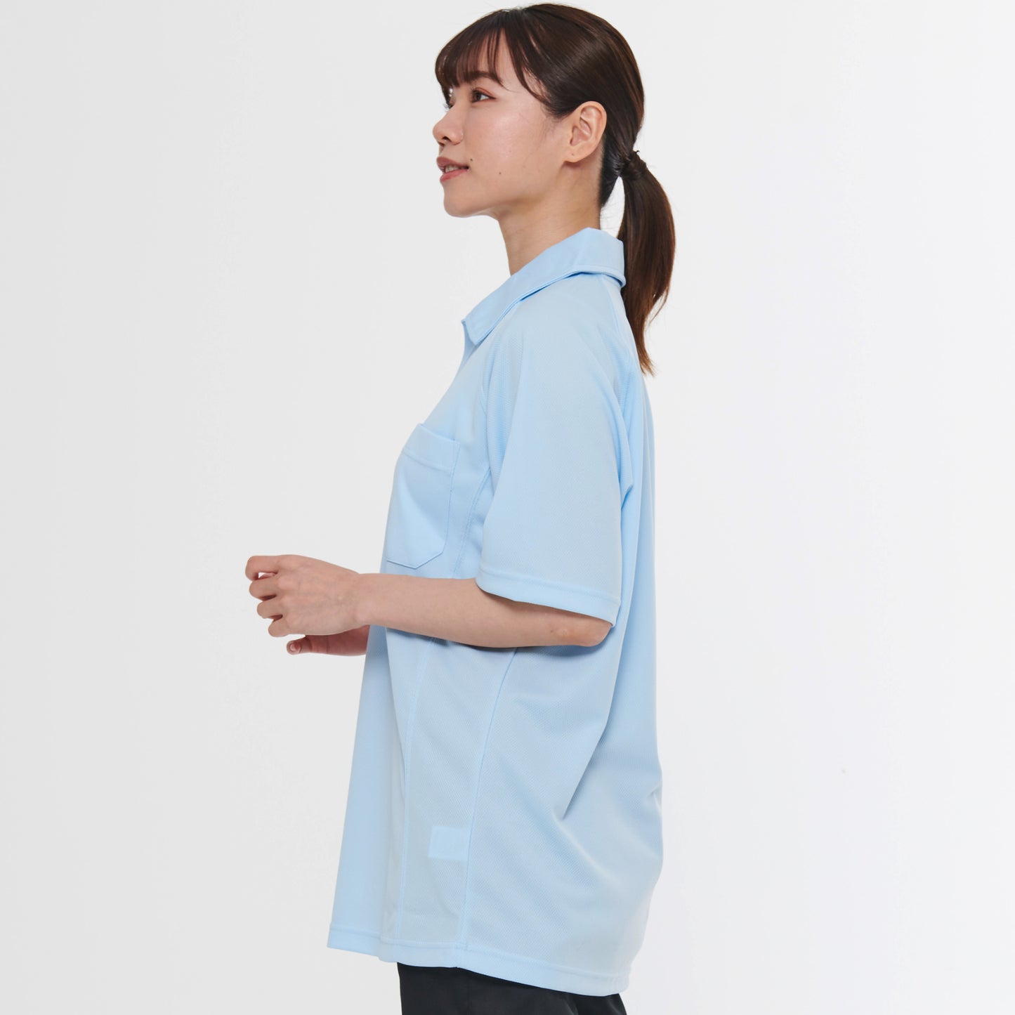 【半袖ポロシャツ】 サービス向けユニフォーム 動きやすいラグラン仕様 高ストレッチでワーカーに最適 【SA10100】