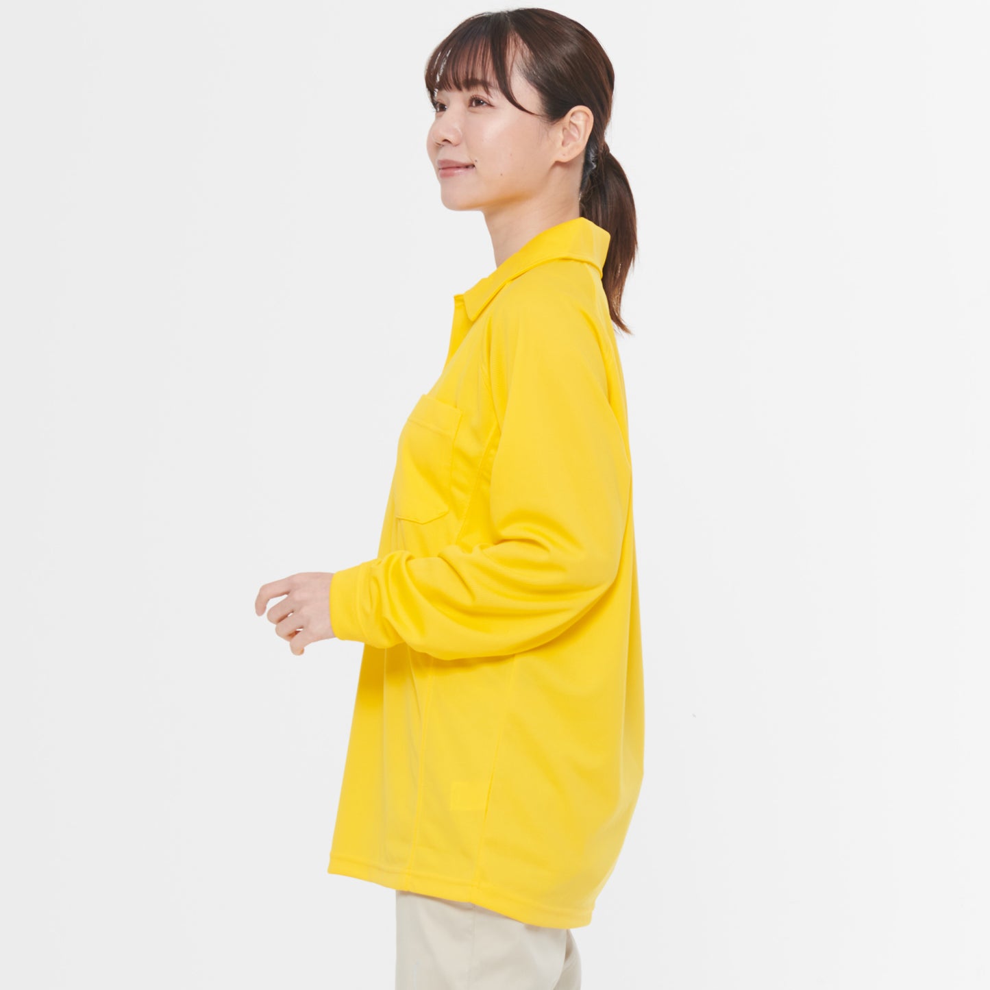 【長袖ポロシャツ】 サービス向けユニフォーム 柔らかい素材で人気のあるサービスウェア【SA10101】