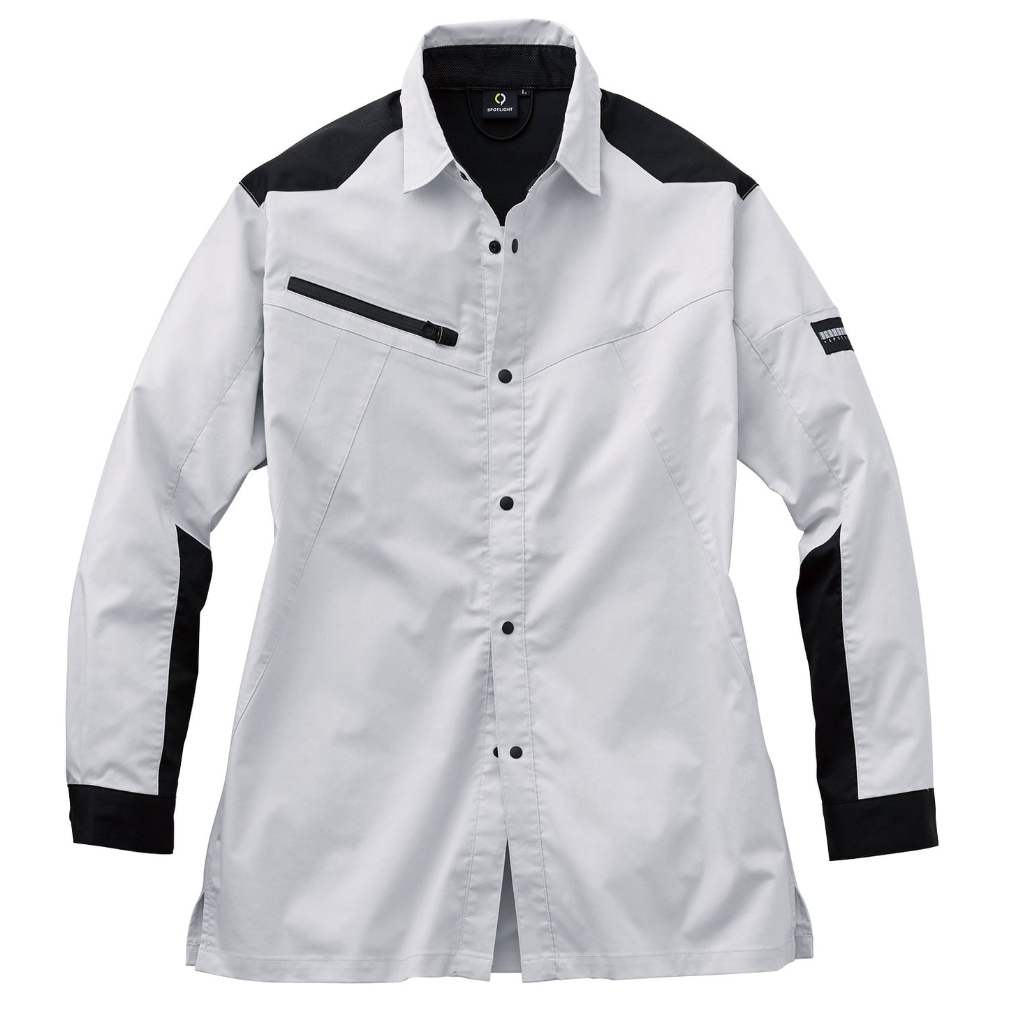 サンエス 作業服 SPOTLIGHT ワーク×アウトドアのハイブリッドアイテム 劣化しにくいハイストレッチ素材 【長袖シャツ】 SPT12109